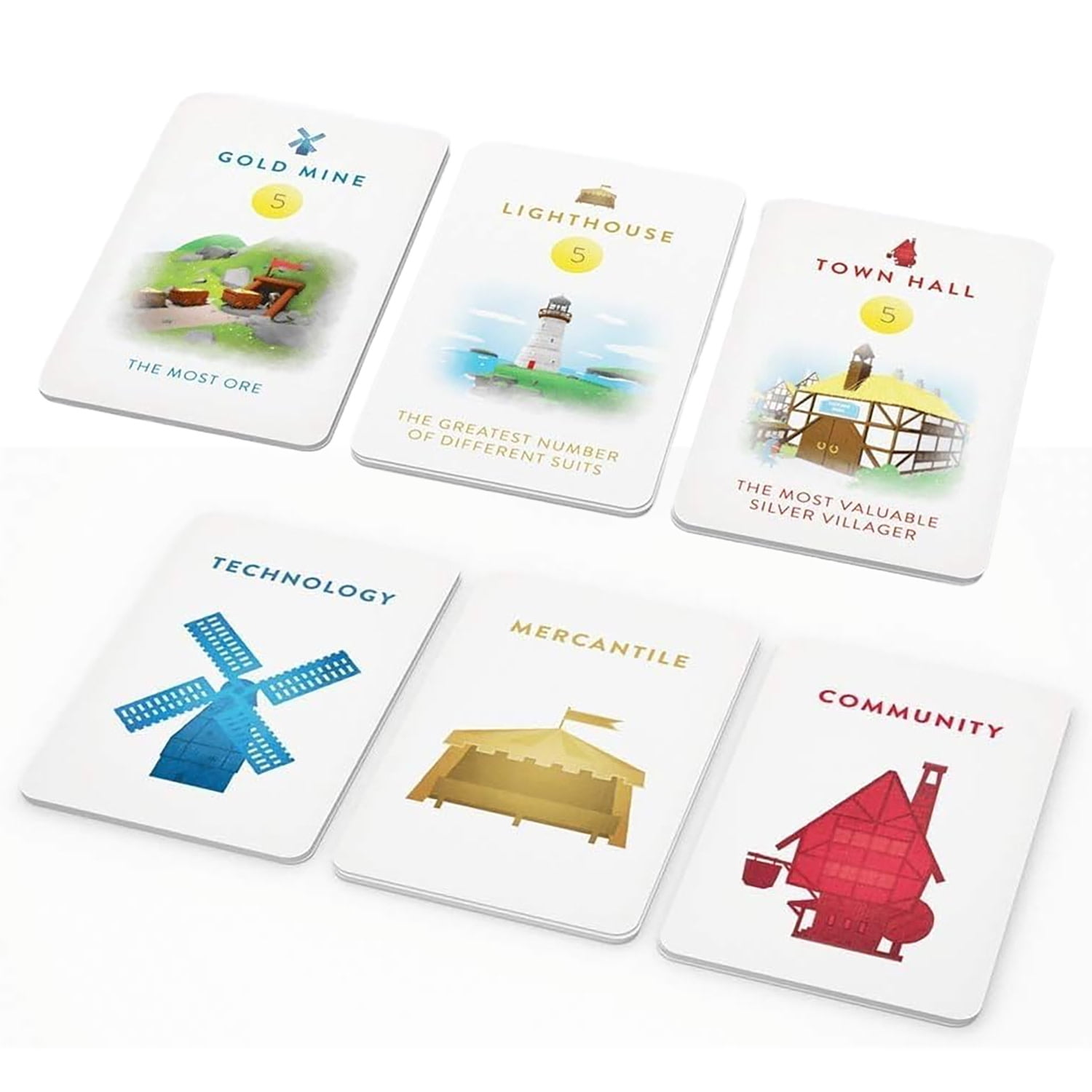 Sinister Fish Games Villagers Expansion Pack Strategy Card Game (Red, 1 Pack) wu2g9