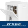 GE 50 Pint Portable Dehumidifier with Built-in Pump and Smart Dry Technology (White, 50 Pint) y524e