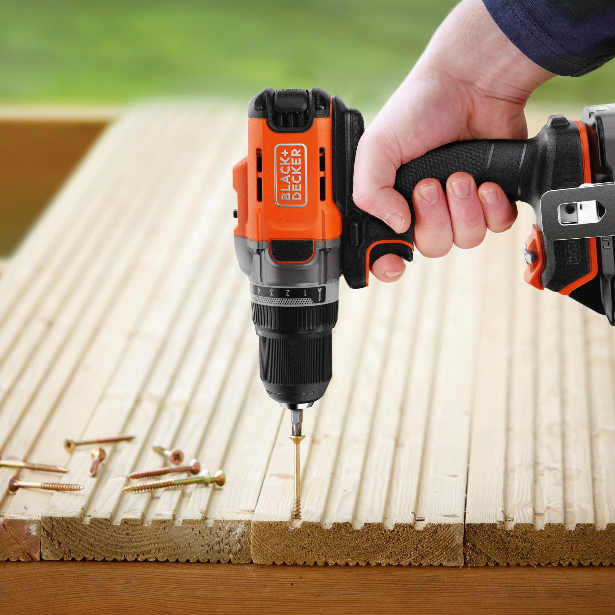 BLACK+DECKER 20V MAX POWERCONNECT Cordless Drill Driver (Black, 0.5 in Chuck) jybll