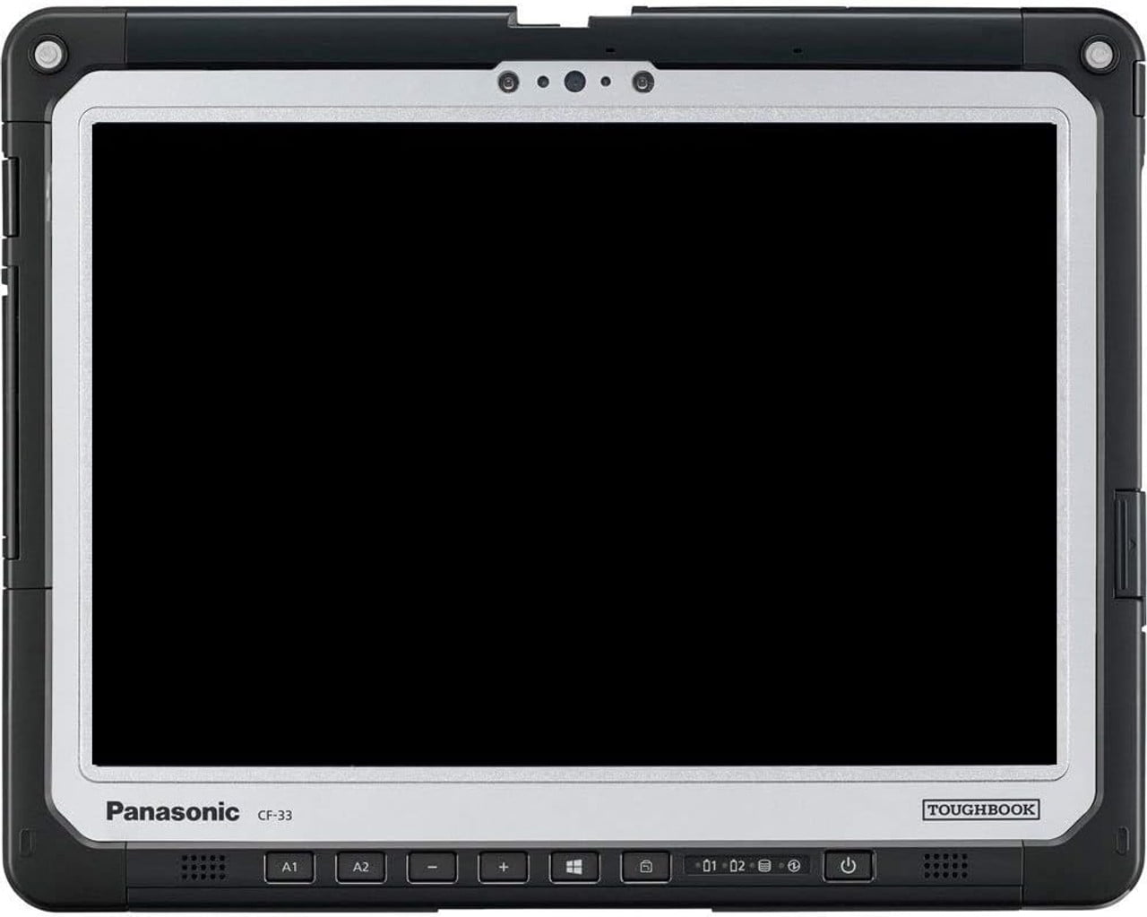 Panasonic TOUGHBOOK CF-33 Fully Rugged Tablet, Intel i5-7300U, 8GB RAM, 256GB SSD, 12 in Touchscreen, Windows 10 (Silver, 12 in) 82ifd