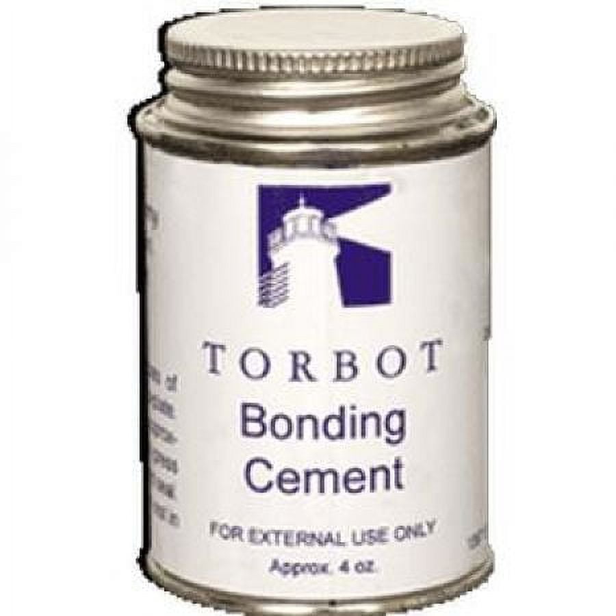 Torbot Skin Bonding Cement with Brush, Professional Medical Adhesive (White, 2 Pack, 8 oz Total) 9itmo