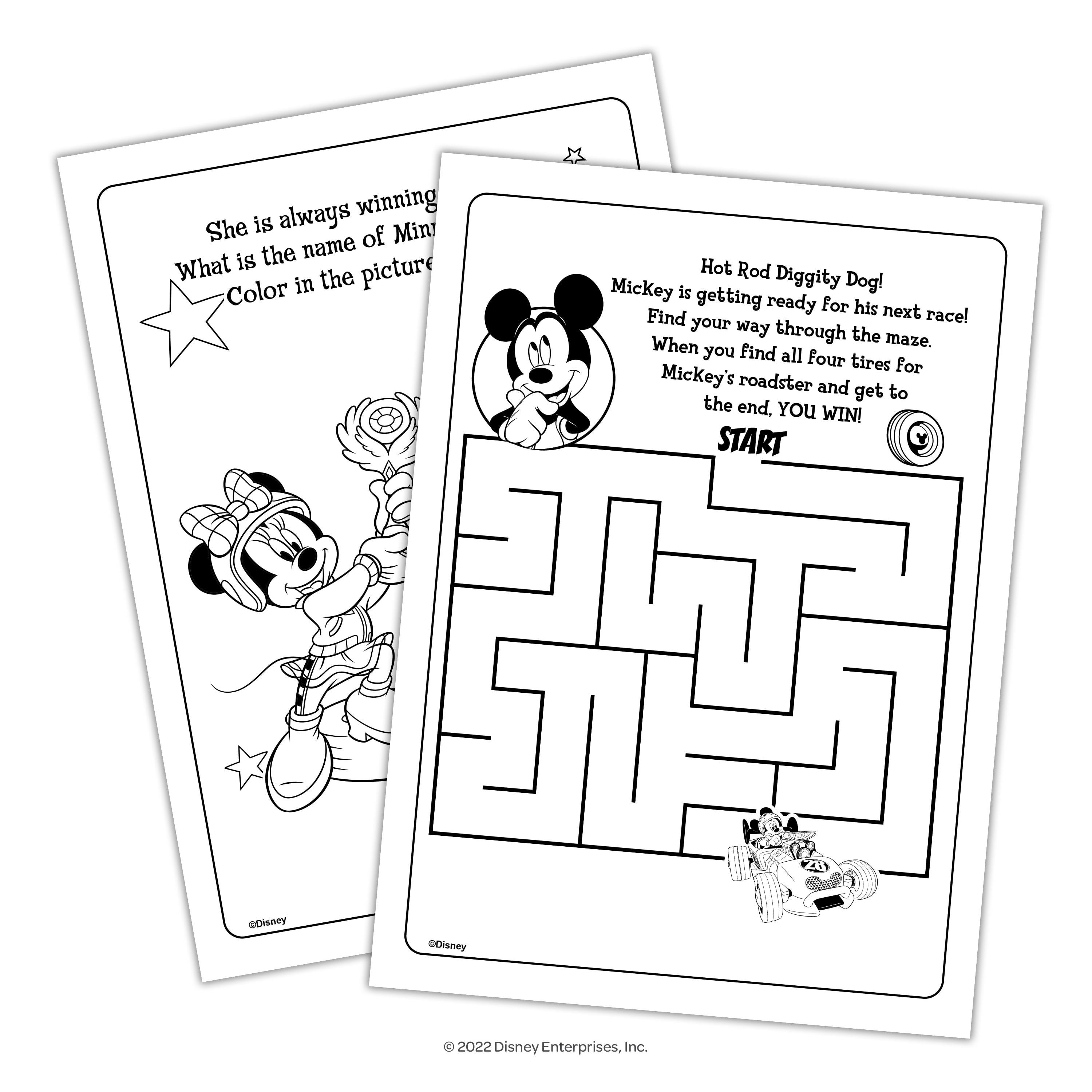 Disney Mickey Mouse Imagine Ink Coloring Book with Mess-Free Marker (16 Pages) 4n9h2