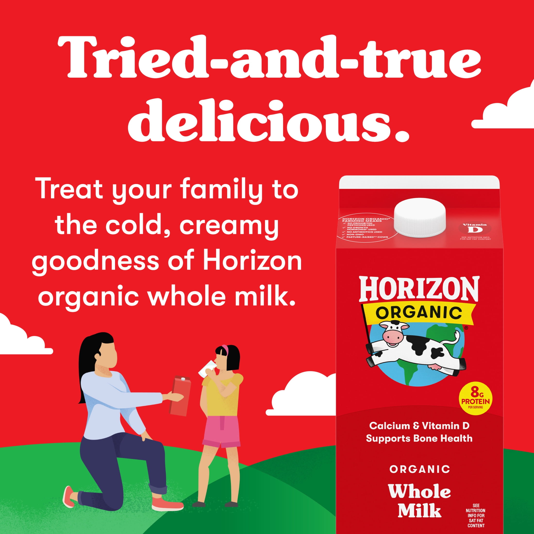 Horizon Organic Vitamin D Whole Milk (64 fl oz) l2709
