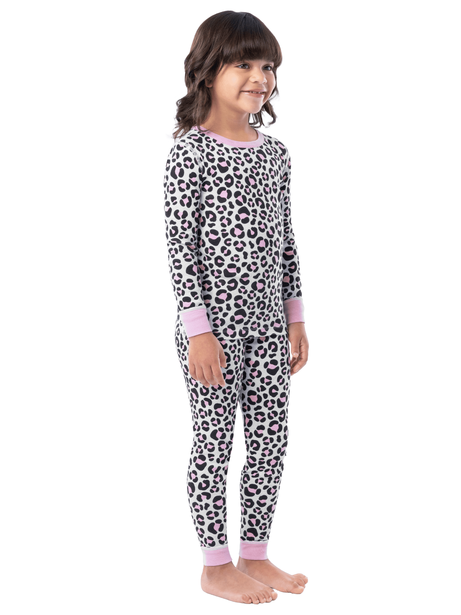 Fruit of the Loom Girls Snug Fit Cotton Pajama Set (4-Piece, Sizes 4-12) iptme