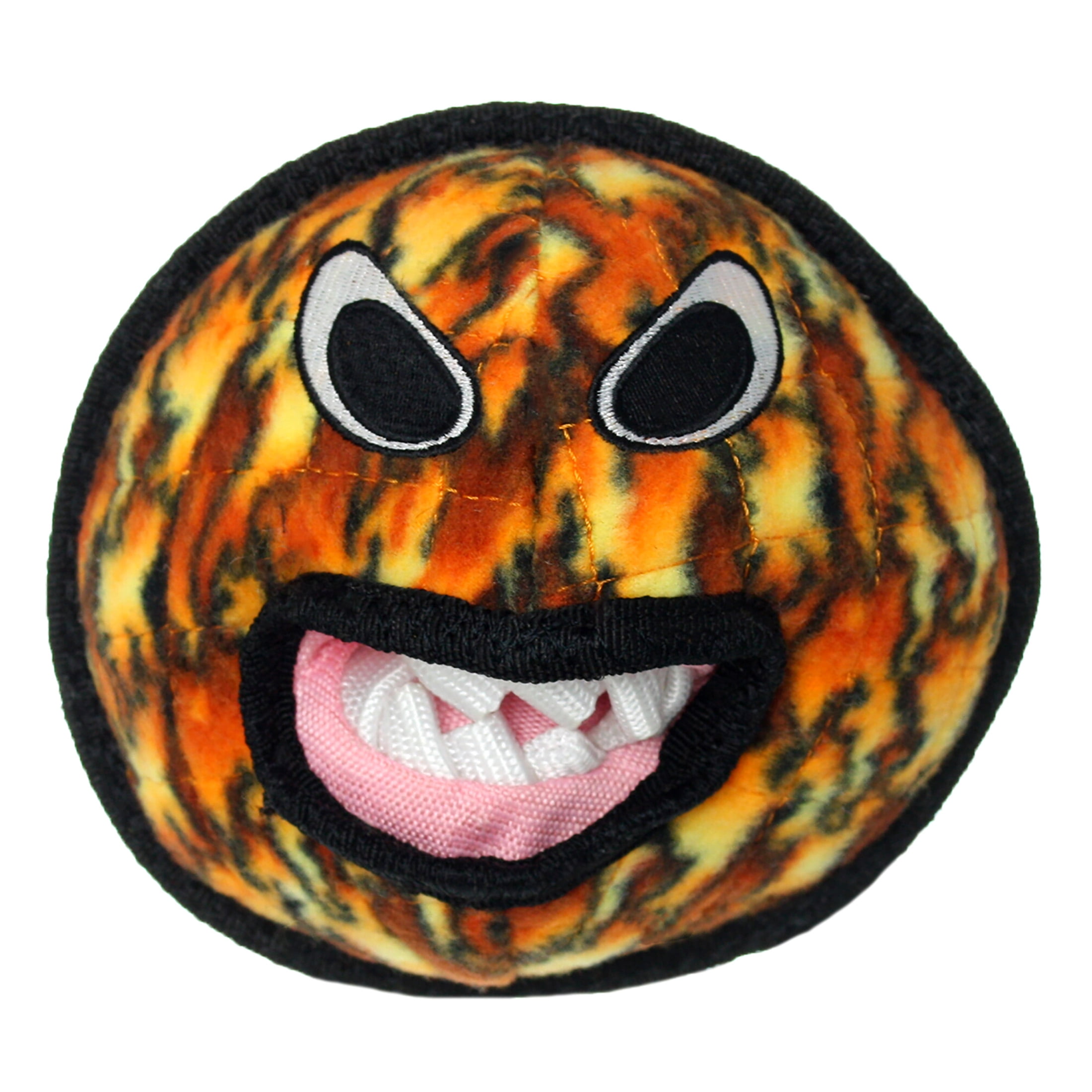 Tuffy Alien Ball Durable Plush Dog Toy (Yellow, 1 Pack) 72f1m
