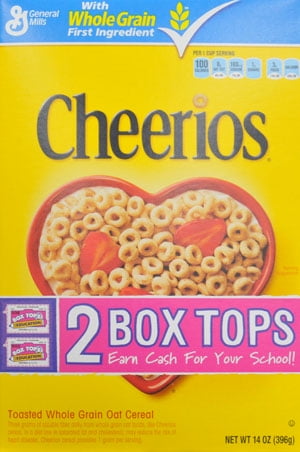 Cheerios Toasted Whole Grain Oat Cereal (14 oz) 1um7b - Image 2