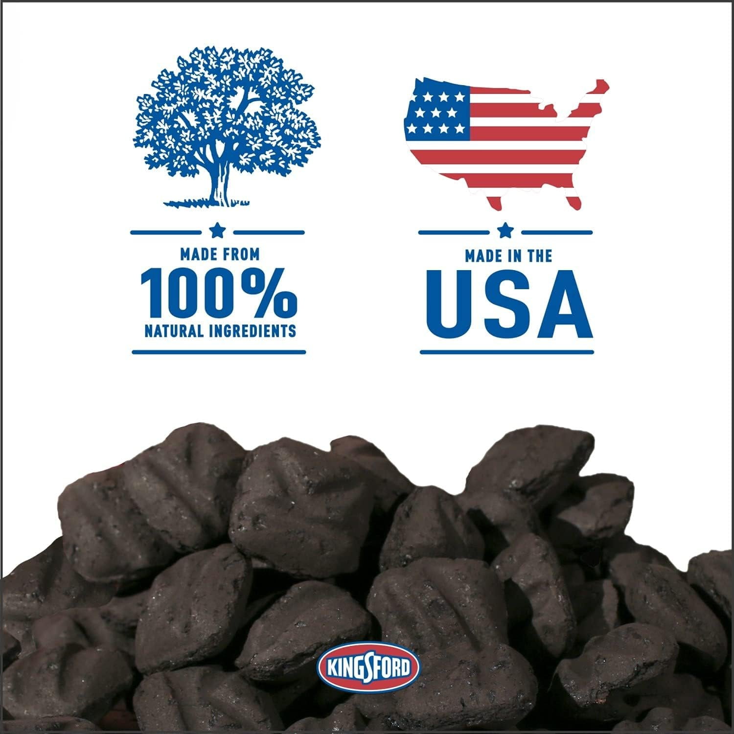 Kingsford Original Charcoal Briquettes for Grilling, Authentic Smoky Flavor (Black, 8 lb) qz9ky