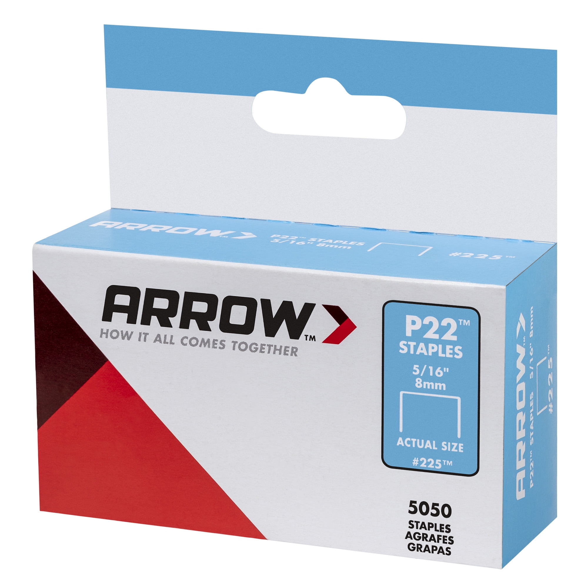 Arrow P22 Plier Stapler Staples (5/16 in, 5,000 Count) 9sbht