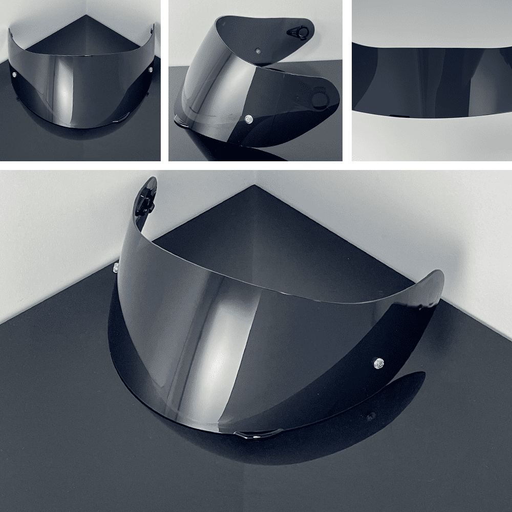 ZQIYDYP Motorcycle Helmet Visor Replacement for AGV K1S, K3SV, K5, K5S (Black, One Size) 6lqpa
