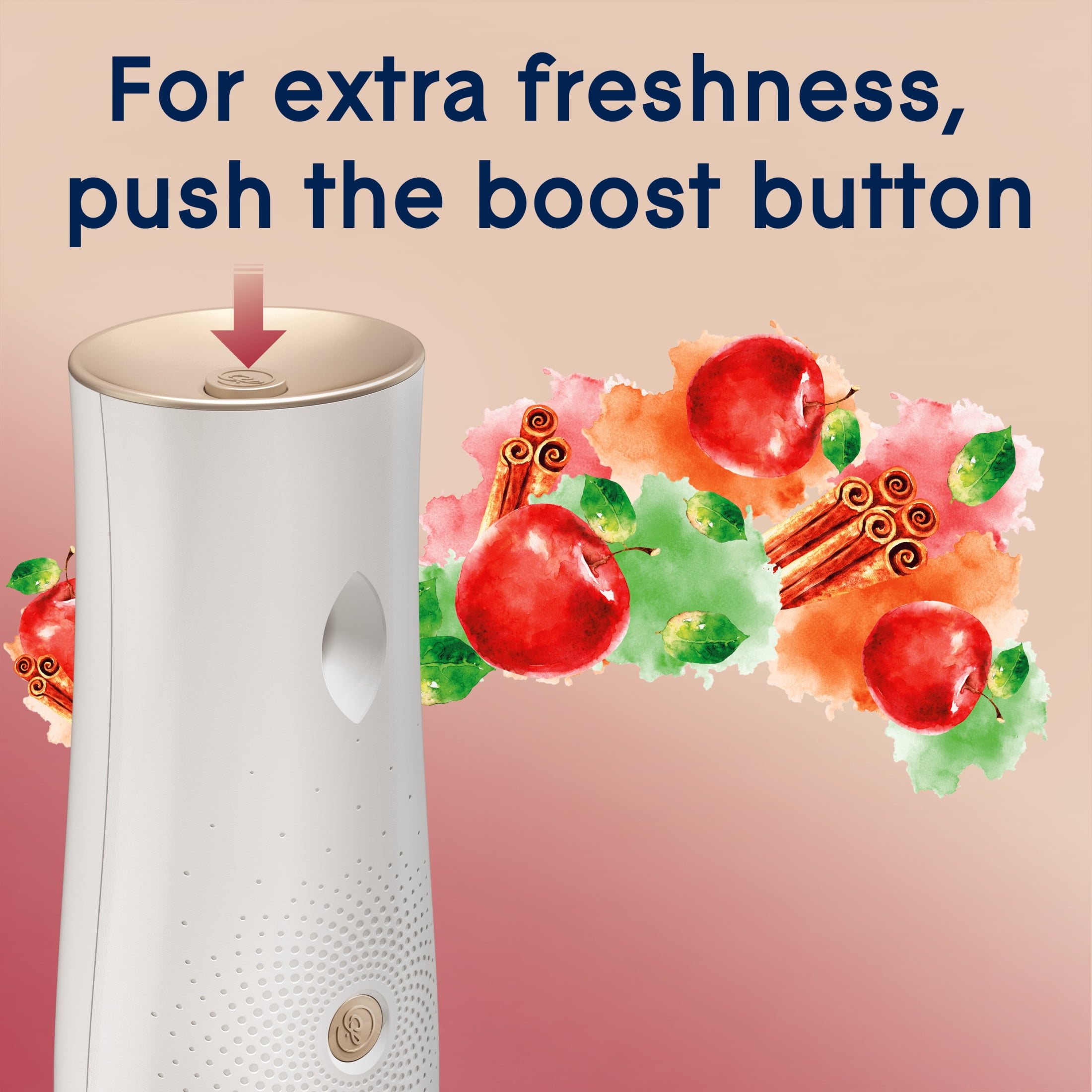 Glade Automatic Spray Air Freshener Refill, Apple Cinnamon Scent, Long-Lasting Fragrance (2 Count, 12.4 oz) z4j7f