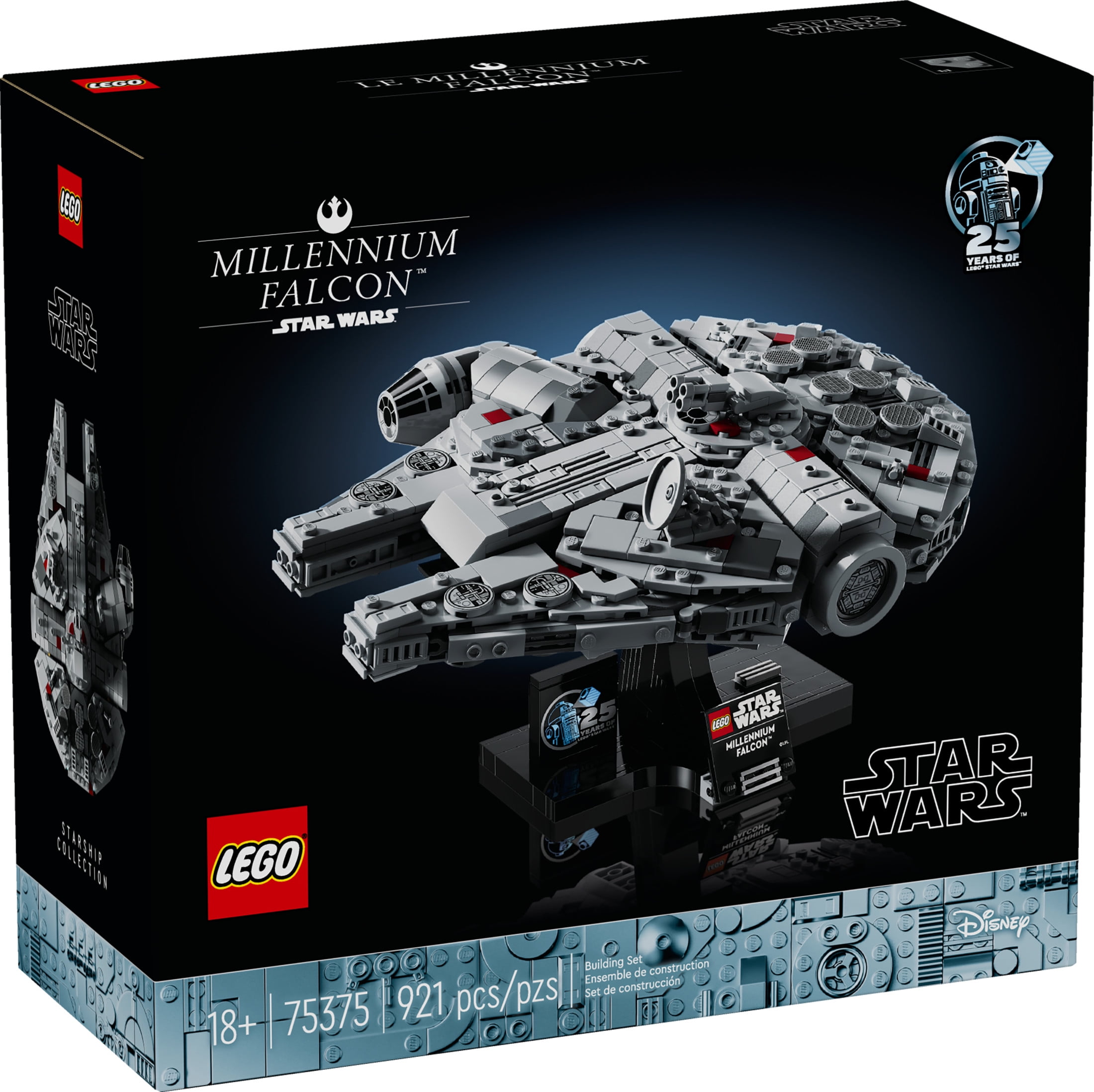 LEGO Star Wars Millennium Falcon 25th Anniversary Buildable Starship Model (921 Pieces) 5sn57