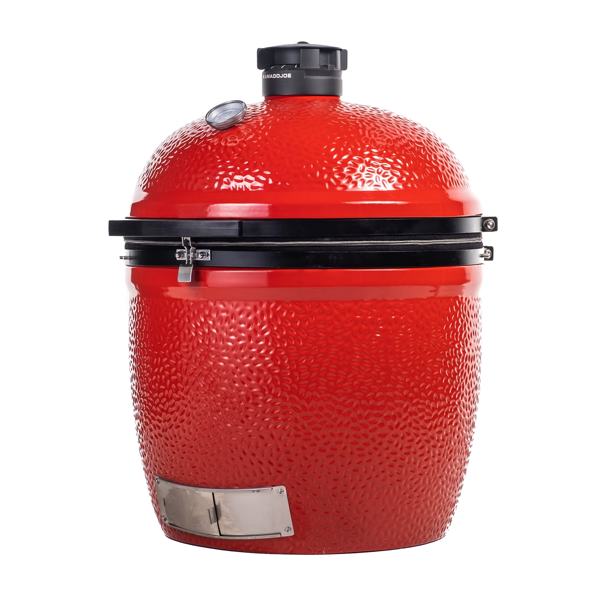 Kamado Joe Big Joe III 24-inch Standalone Charcoal Grill with Side Shelves and Ash Tool (Red, 24 in) f1tz9