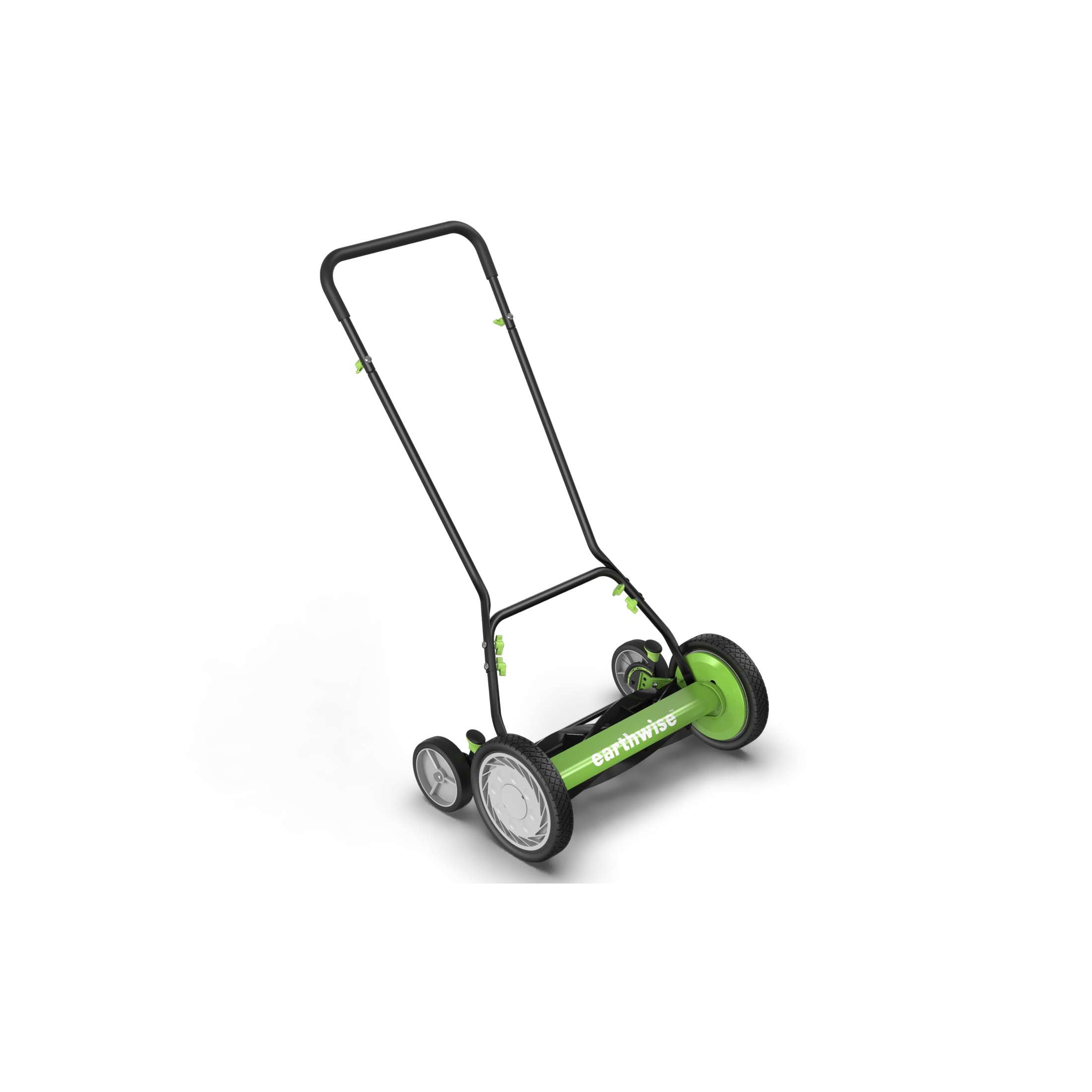 EarthWise 16 in 5-Blade Push Reel Mower (Grey, 16 in) stsvq