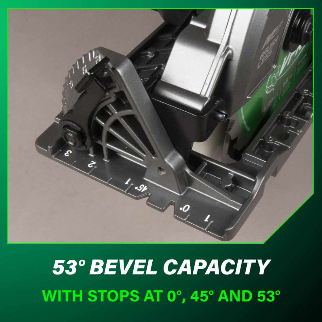 Metabo HPT 36V Cordless Circular Saw, Brushless Motor, High-Efficiency Cutting (7-1/4-In) ett55