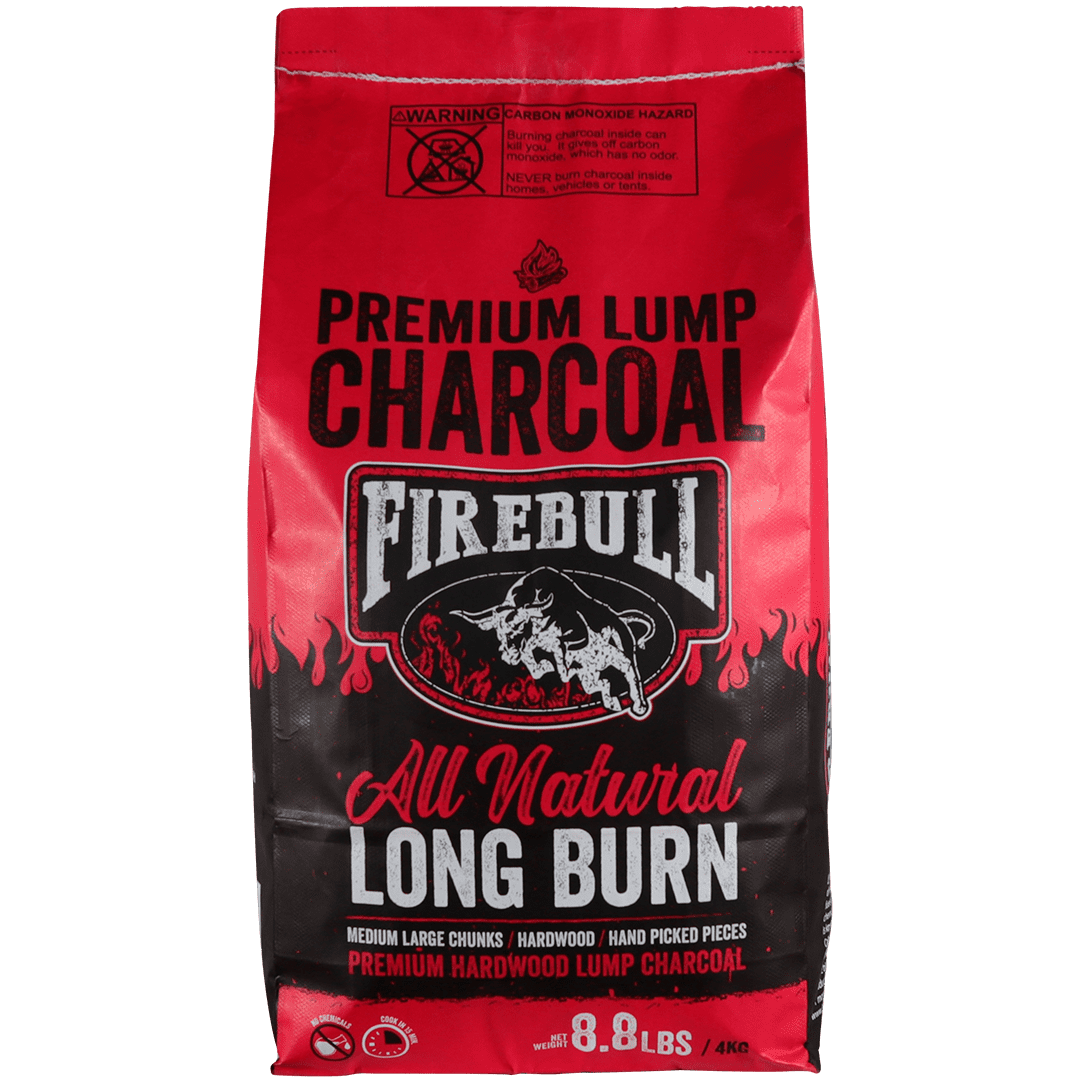 FIREBULL Premium Lump Charcoal, Natural Hardwood for Grilling and Smoking (8.8 lb) efy3g