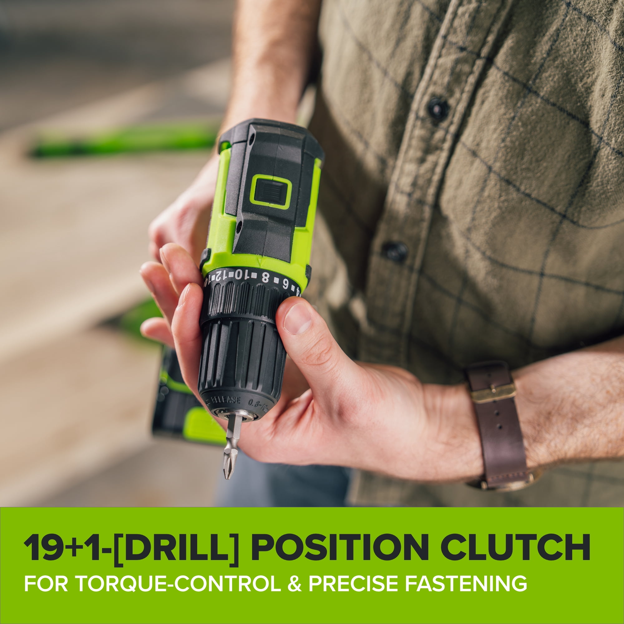 Greenworks 24V Brushless 3/8 in Drill Driver with USB-C Battery (Black, 1 Tool) o0noe