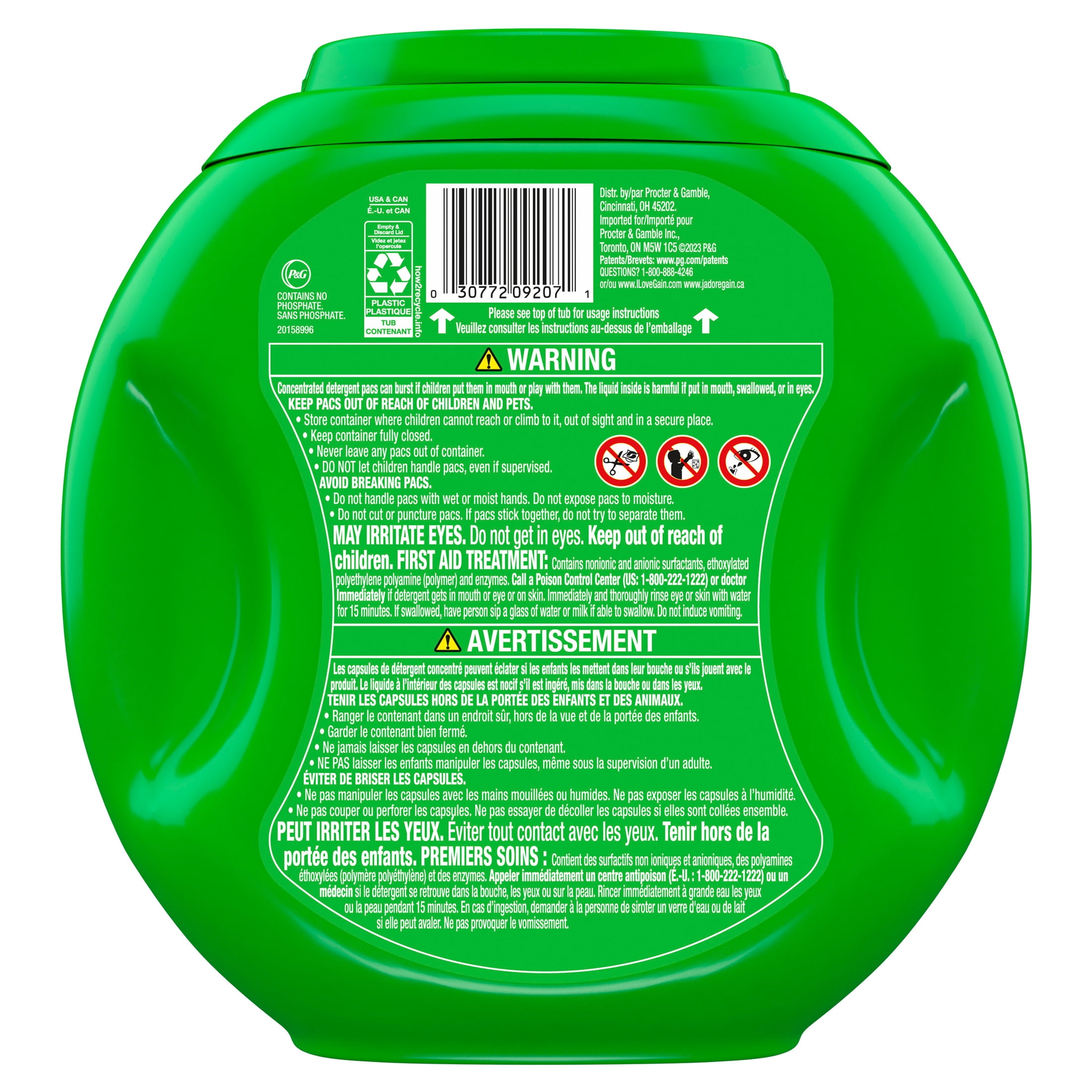 Gain Flings Laundry Detergent Pacs, 3-in-1 Oxi Boost and Febreze, Original Scent (76 Count) geu22