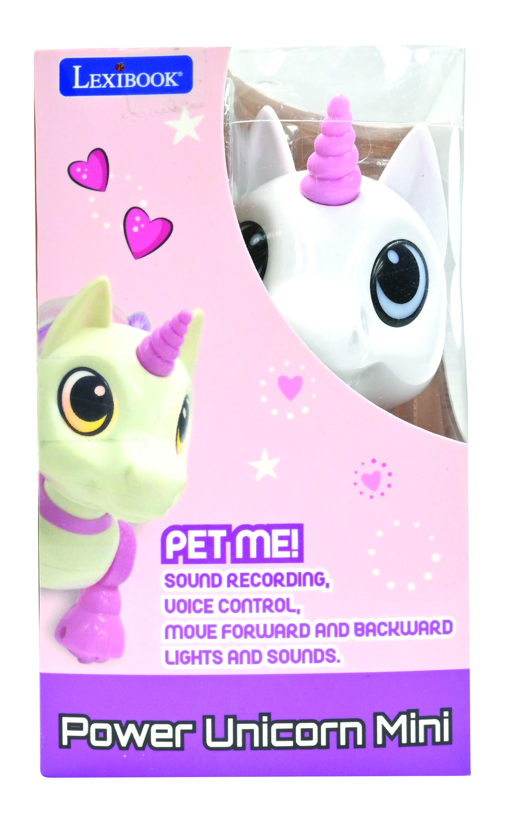 Lexibook Power Unicorn Mini Interactive Robot Toy with Light and Sound Effects (Pink) 0uwq3