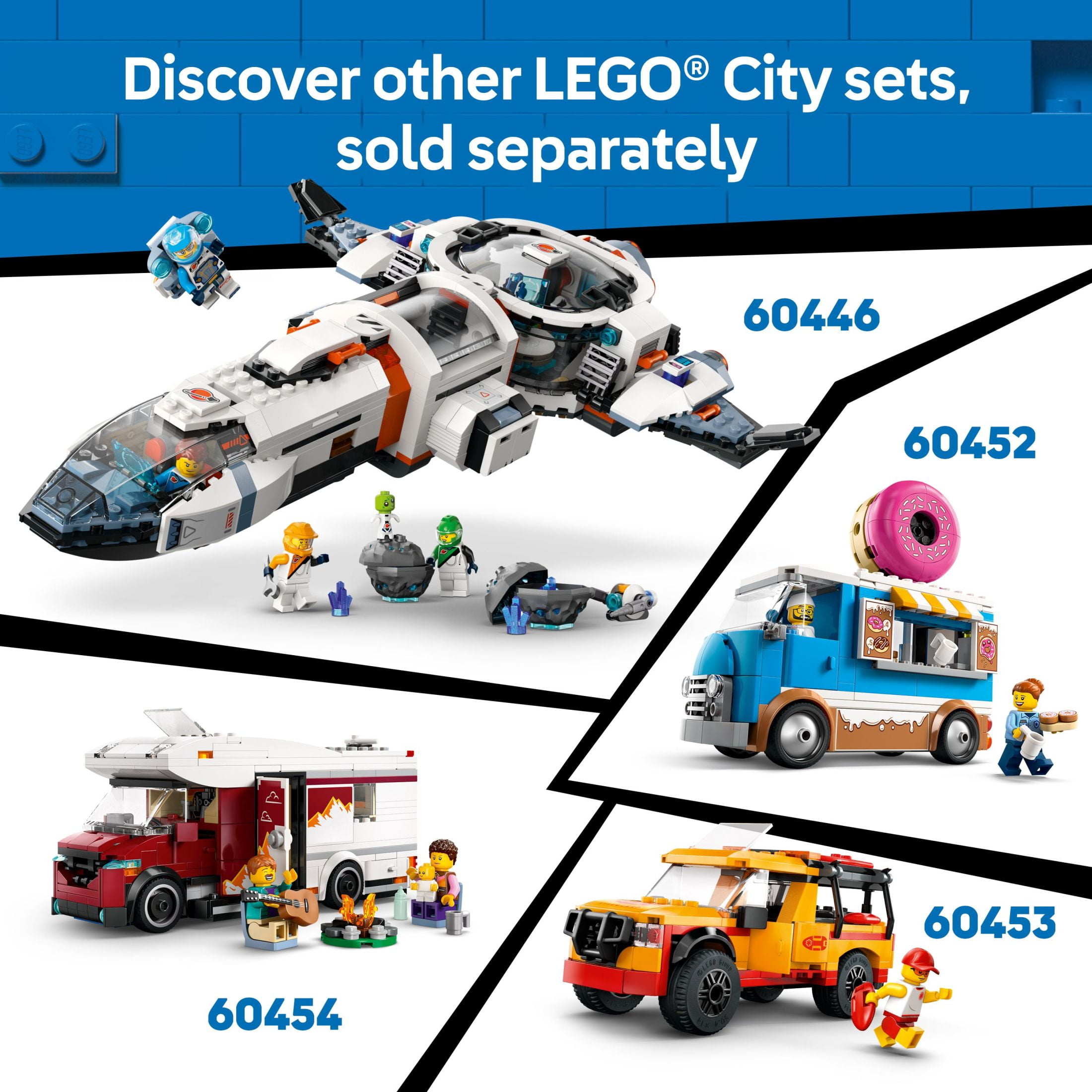 LEGO City Donut Truck Building Set with 2 Minifigures and Accessories (196 Pieces) awhb2