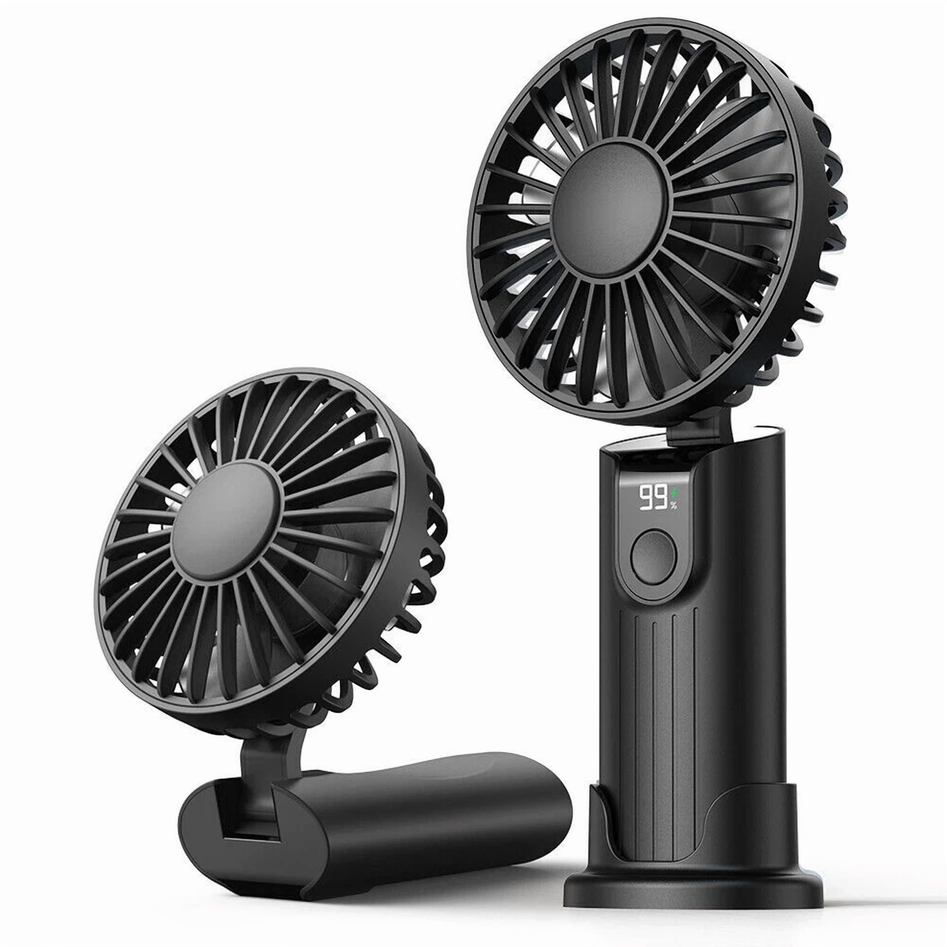 Flint 3-in-1 Portable Handheld Fan, Rechargeable Foldable Personal Fan (5000mAh, 1 Count) l00bz
