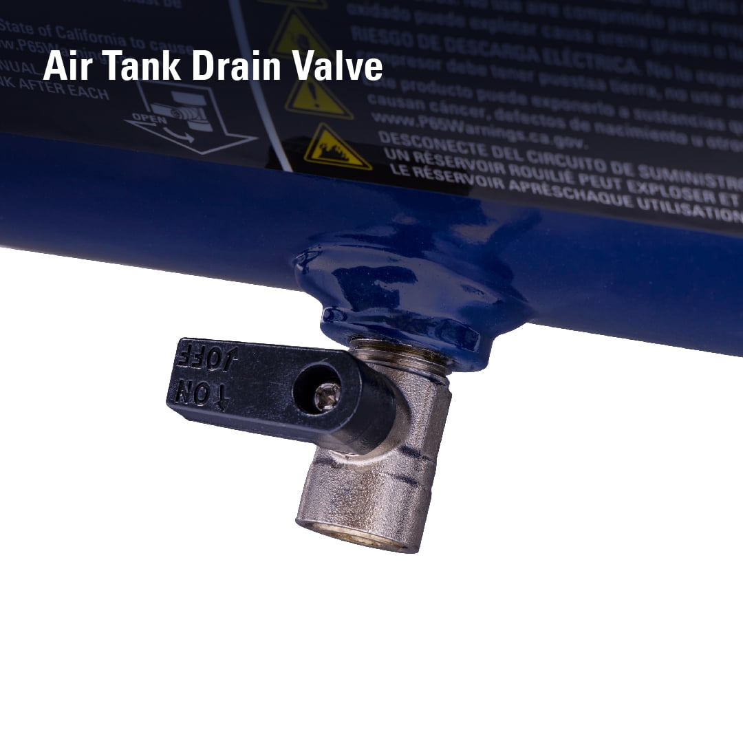 Stealth Ultra Quiet Portable Electric Air Compressor (Blue, 3 gal) vfxk8