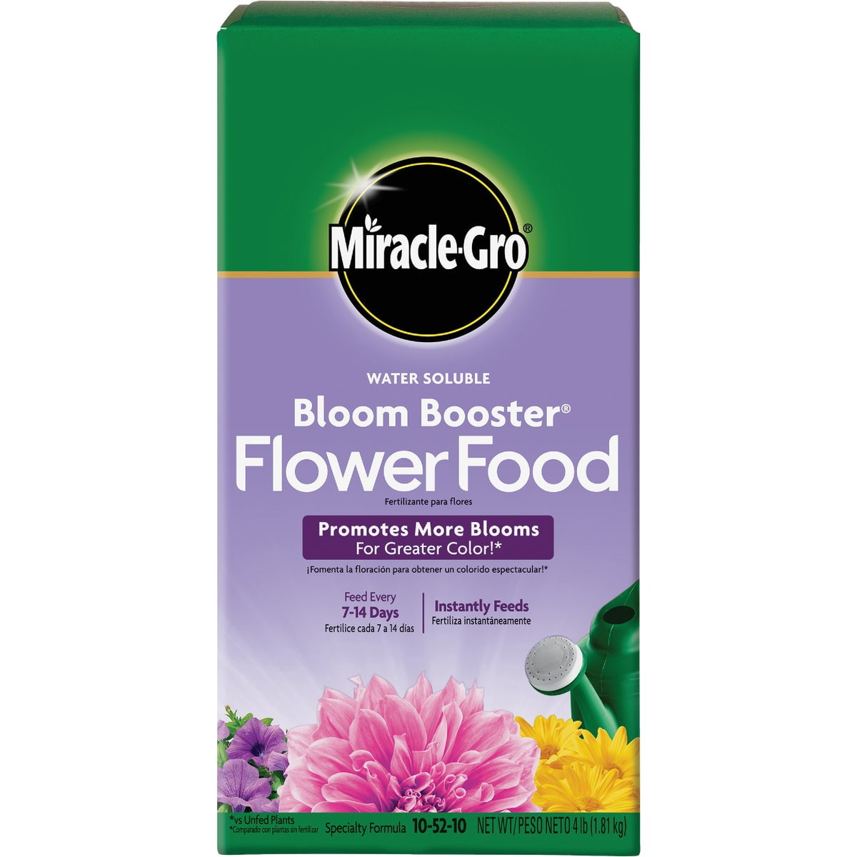Miracle-Gro Bloom Booster Flower Food (10-52-10, 8 lb Total, 2 Pack) xhfd0