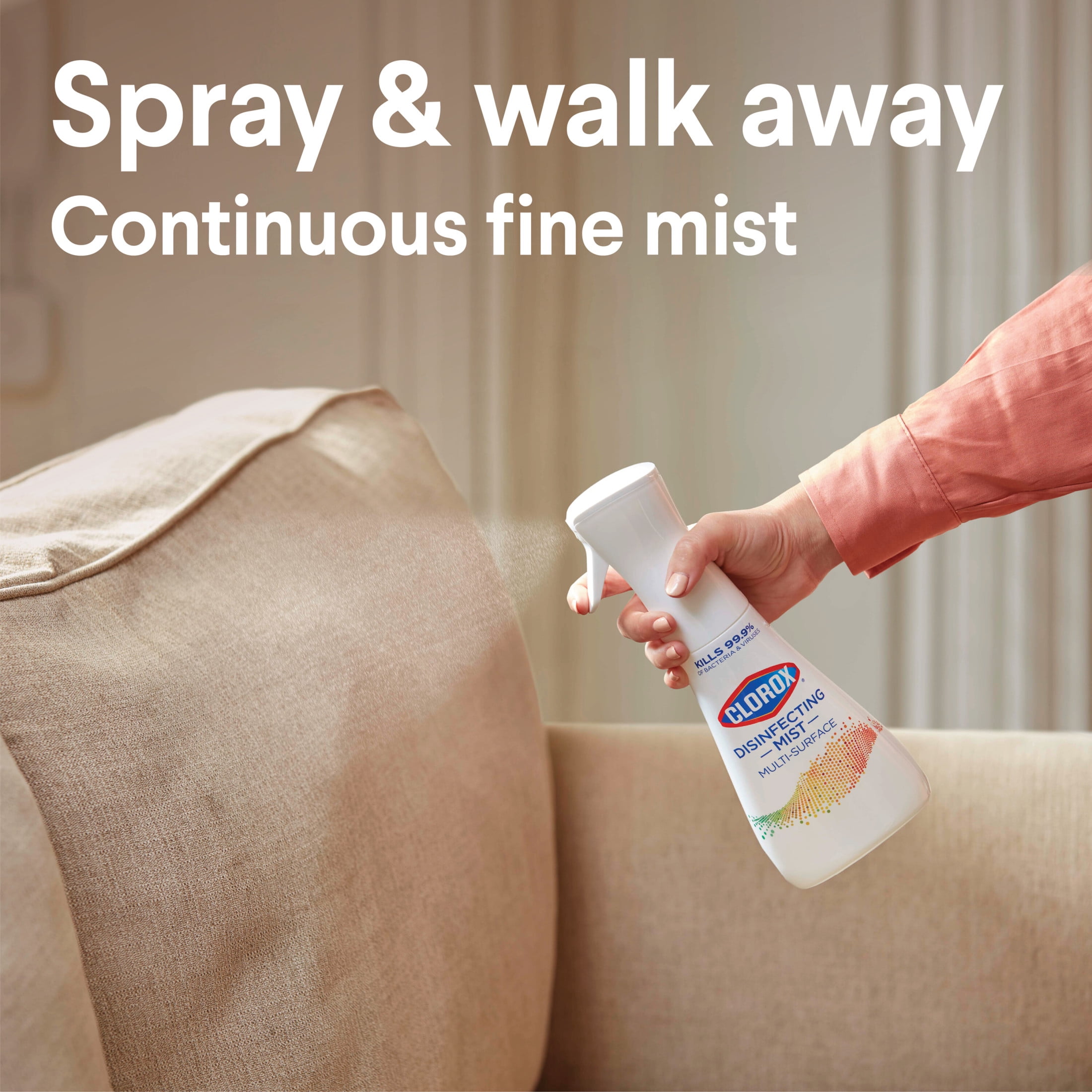 Clorox Disinfectant Mist Multi-Surface Spray (Lemongrass Mandarin, 16 fl oz) m1nvv