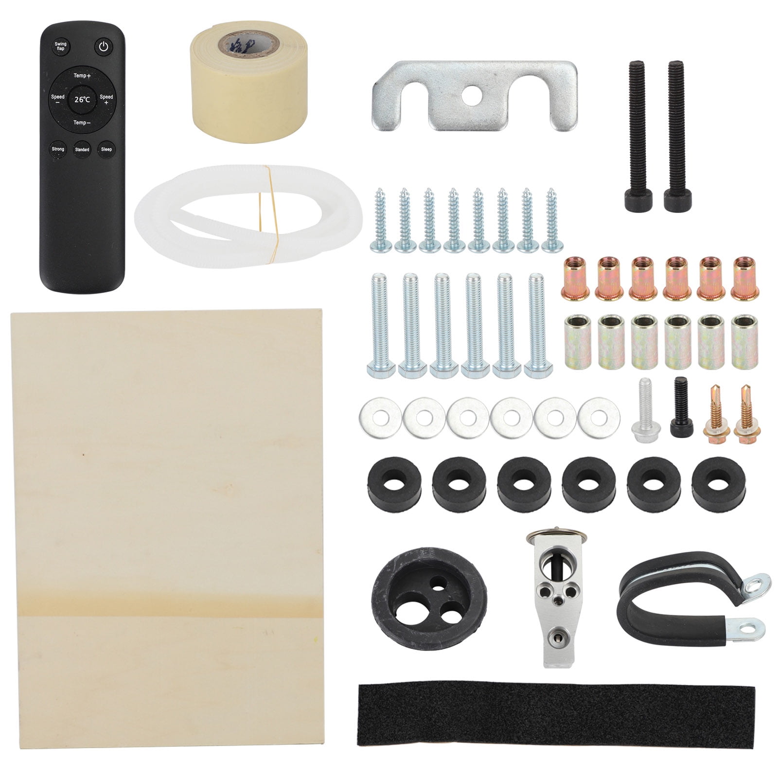 Mad Hornets 12V 12000 BTU Split Air Conditioner System for Semi Trucks RVs and Caravans (12000 BTU) 5pfdl