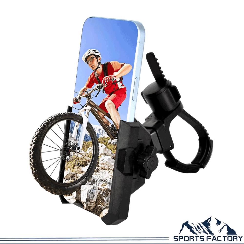 Rhea Universal Motorcycle Bike Cell Phone Holder Anti-Shake Handlebar Mount (Black, 1 Pack) q6t7j