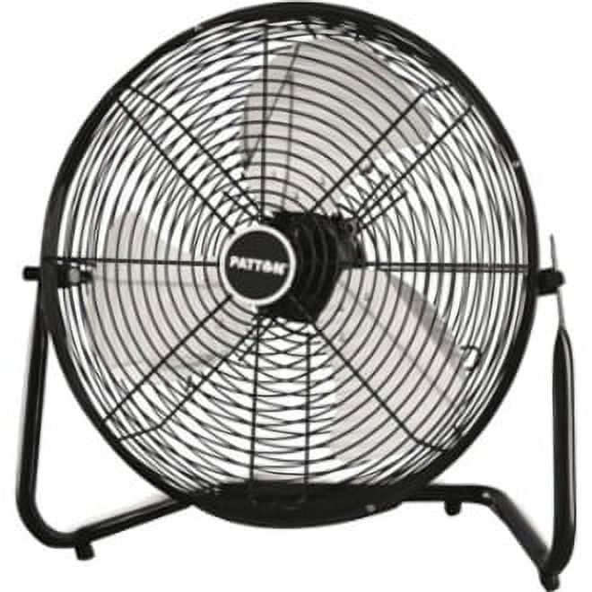 Patton 18-inch High-Velocity Floor Fan (Black, 18 in) wkzyw