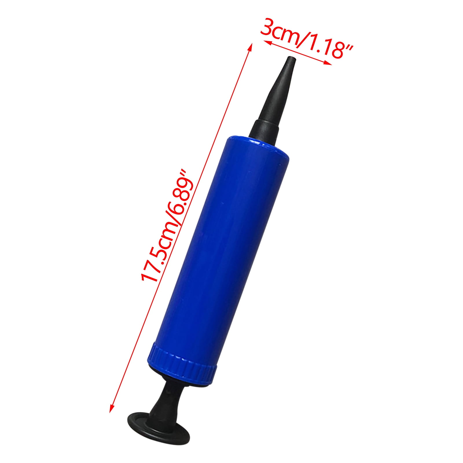 VALSEEL Handheld Balloon Pump Portable Manual Inflator for Party Decorations (Blue, 11 in) smeeg