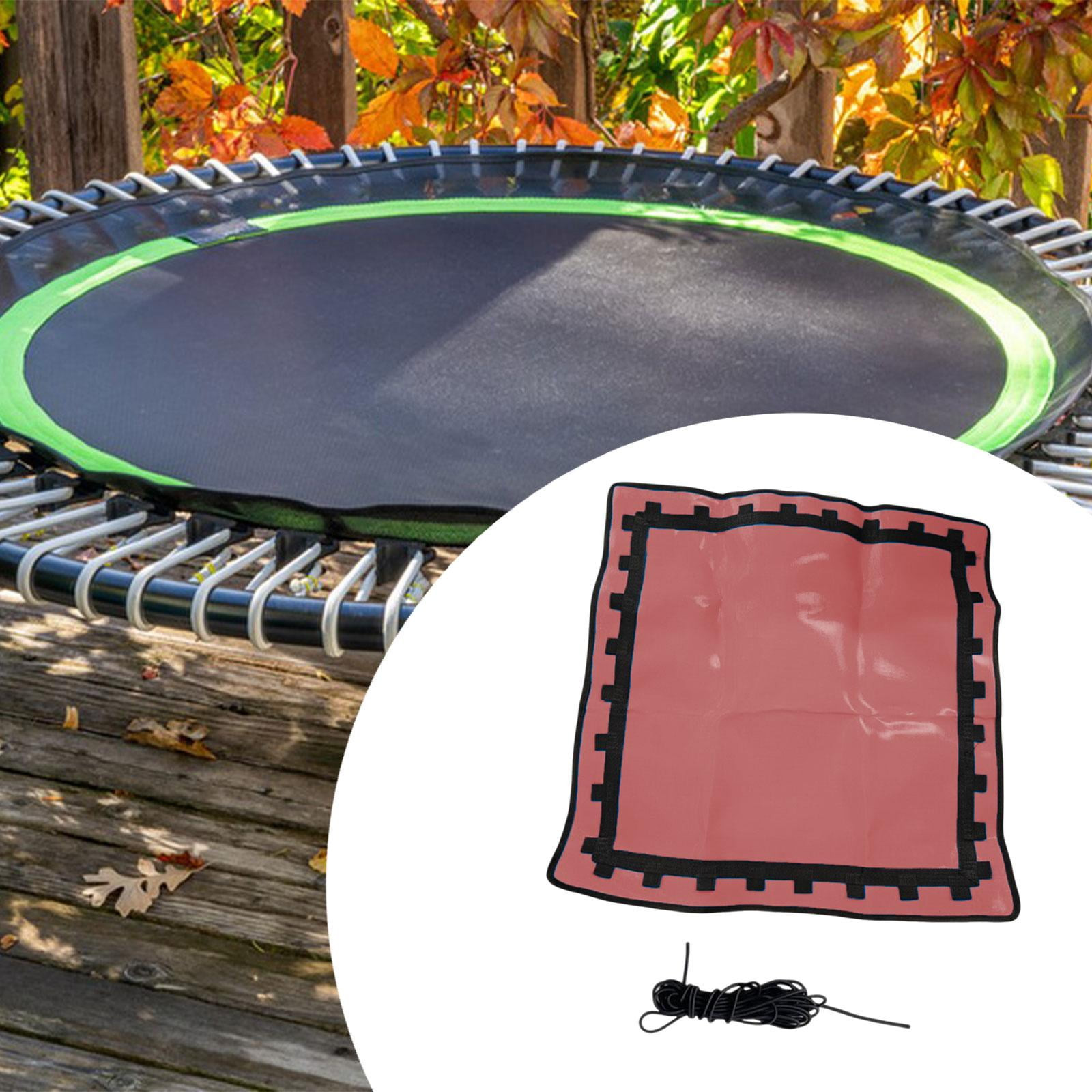 yotijay Trampoline Replacement Mat with Elastic Rope (Blue, 29.5 in x 29.5 in) uaoa0