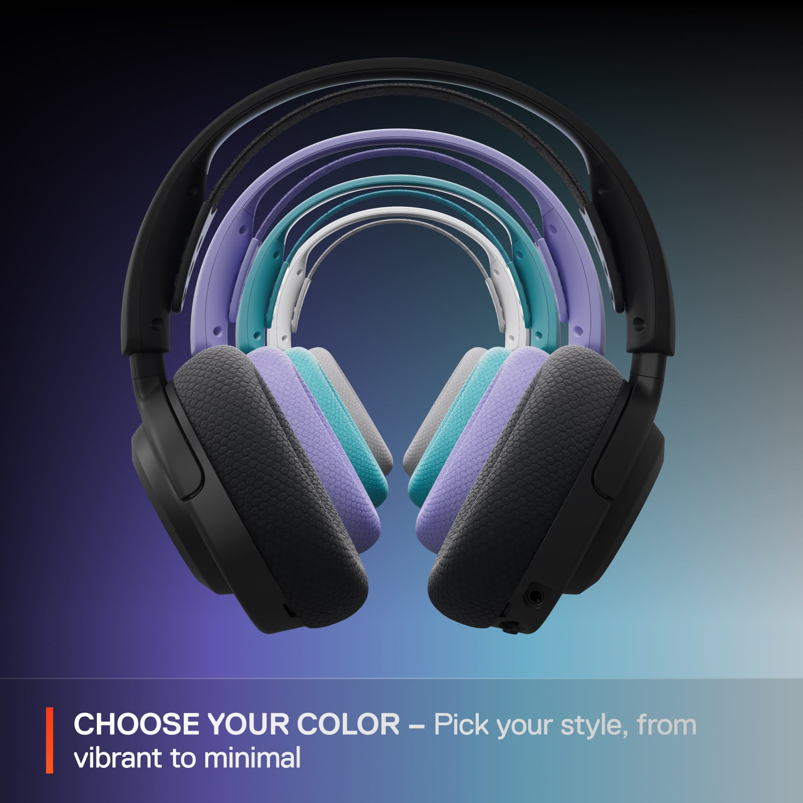 SteelSeries Arctis Nova 3X Wireless Multi-Platform Gaming Headset (White, 0.57 lb) zeiez - Image 2
