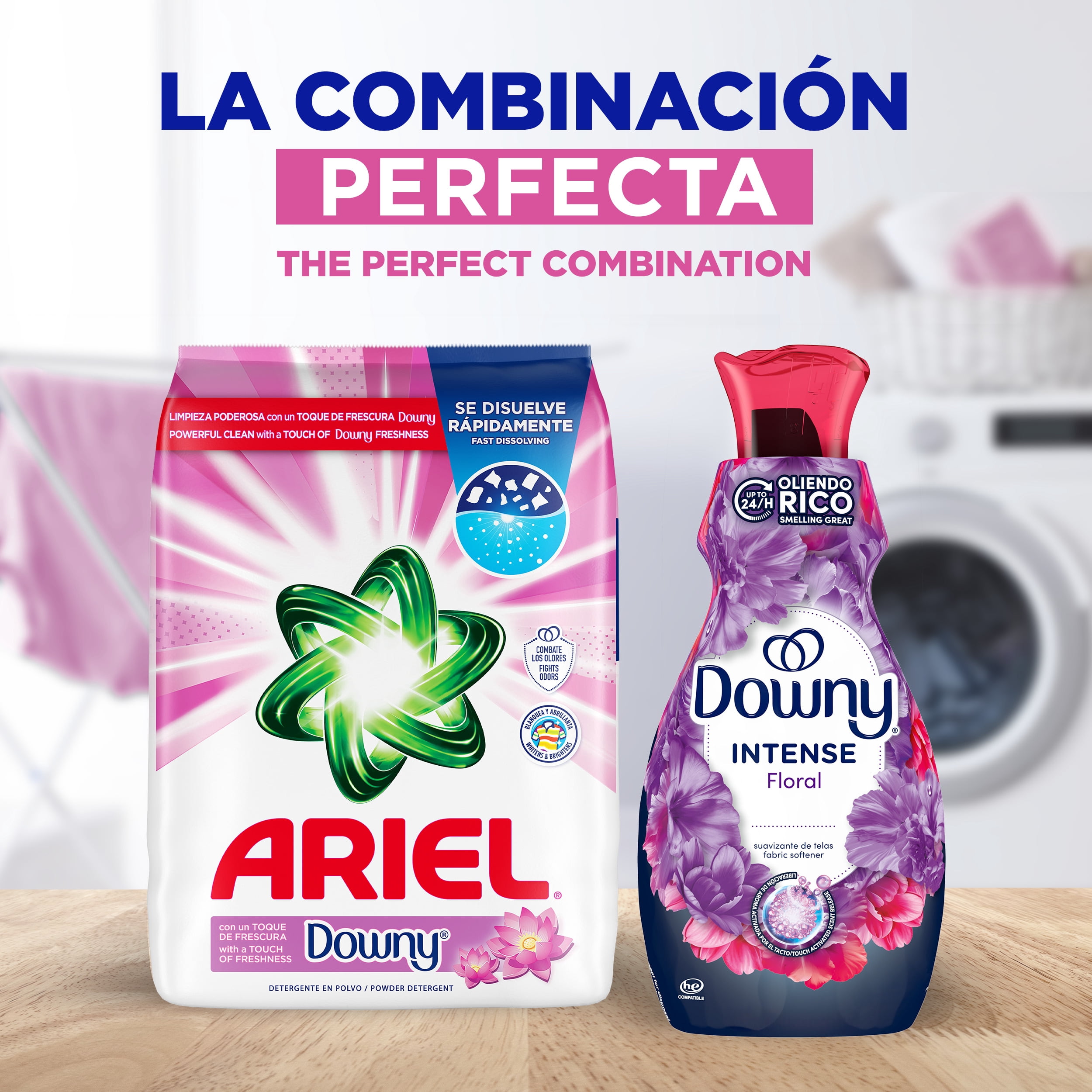 Ariel Laundry Detergent Powder with Downy Freshness (April Fresh, 95.2 oz, 60 Loads) 5njxb