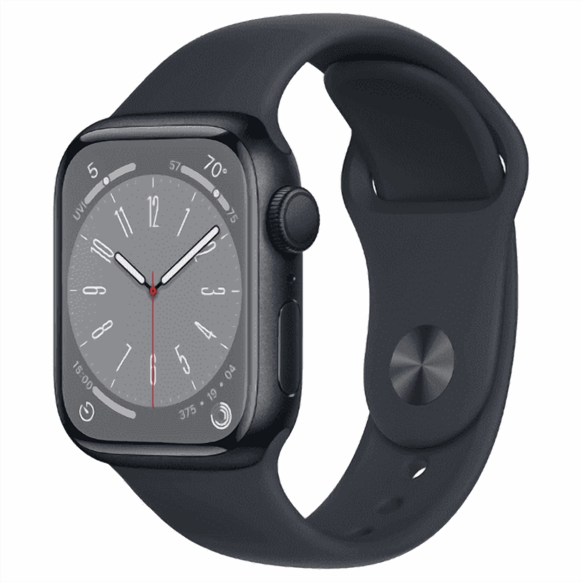 Apple Watch Series 8 GPS Smartwatch (Midnight Aluminum Case, 45 in) nvujs