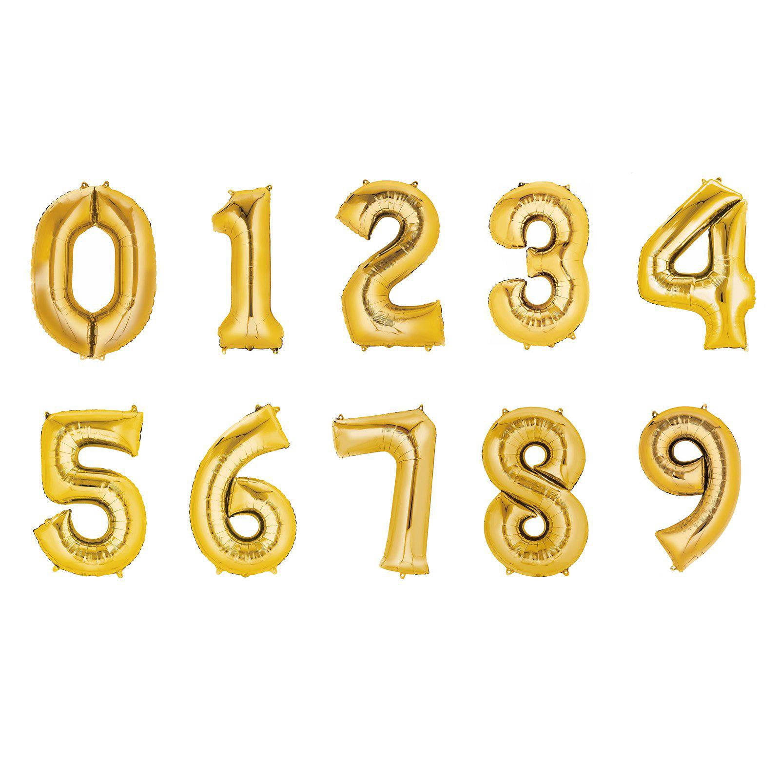 Efavormart 40 in Shiny Metallic Gold Mylar Foil Balloon for Party Decorations (Gold, 40 in) yefpt