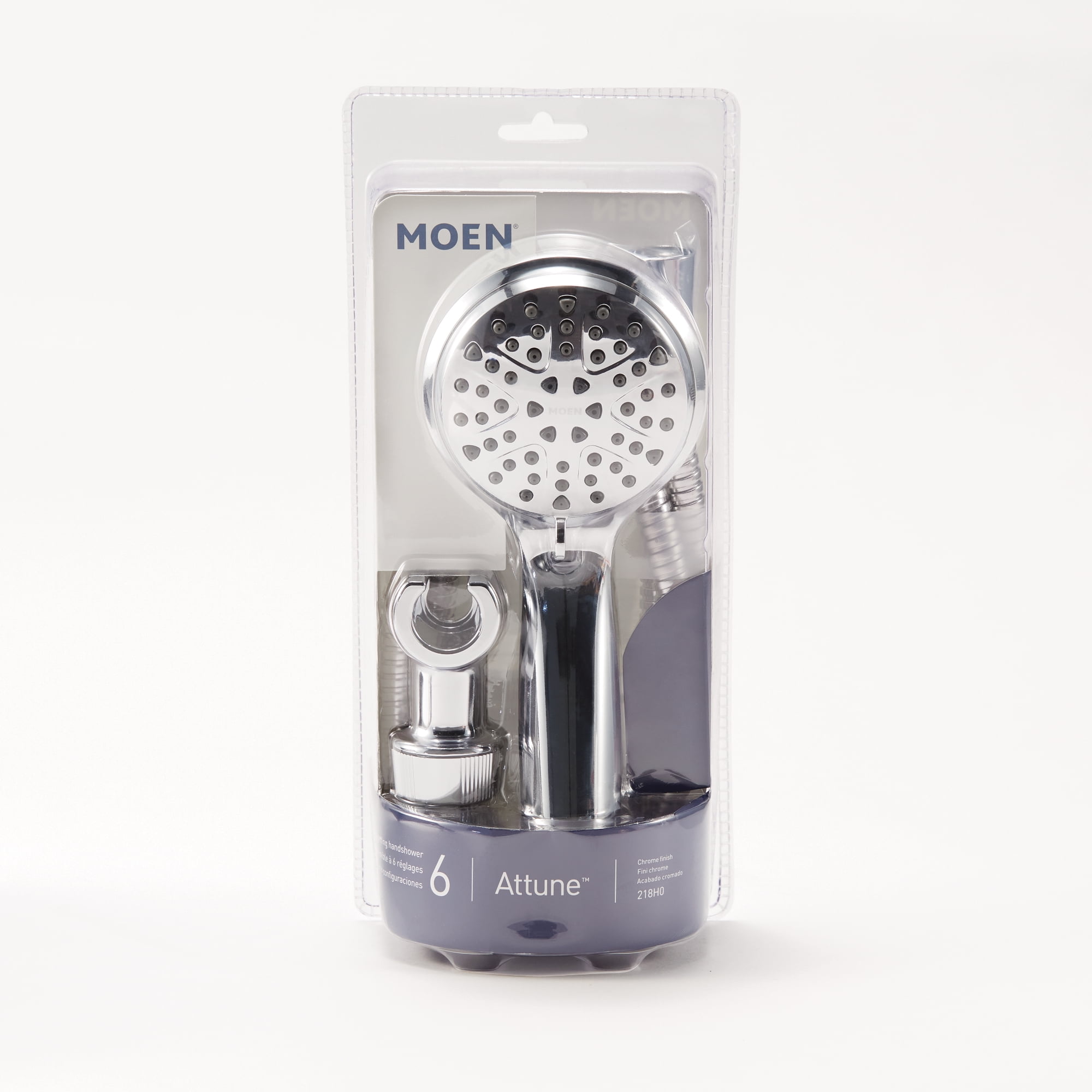 Moen Attune 6-Mode Hand Held Shower Head with Kink-Free Hose (Chrome, 60 in) u0l3b