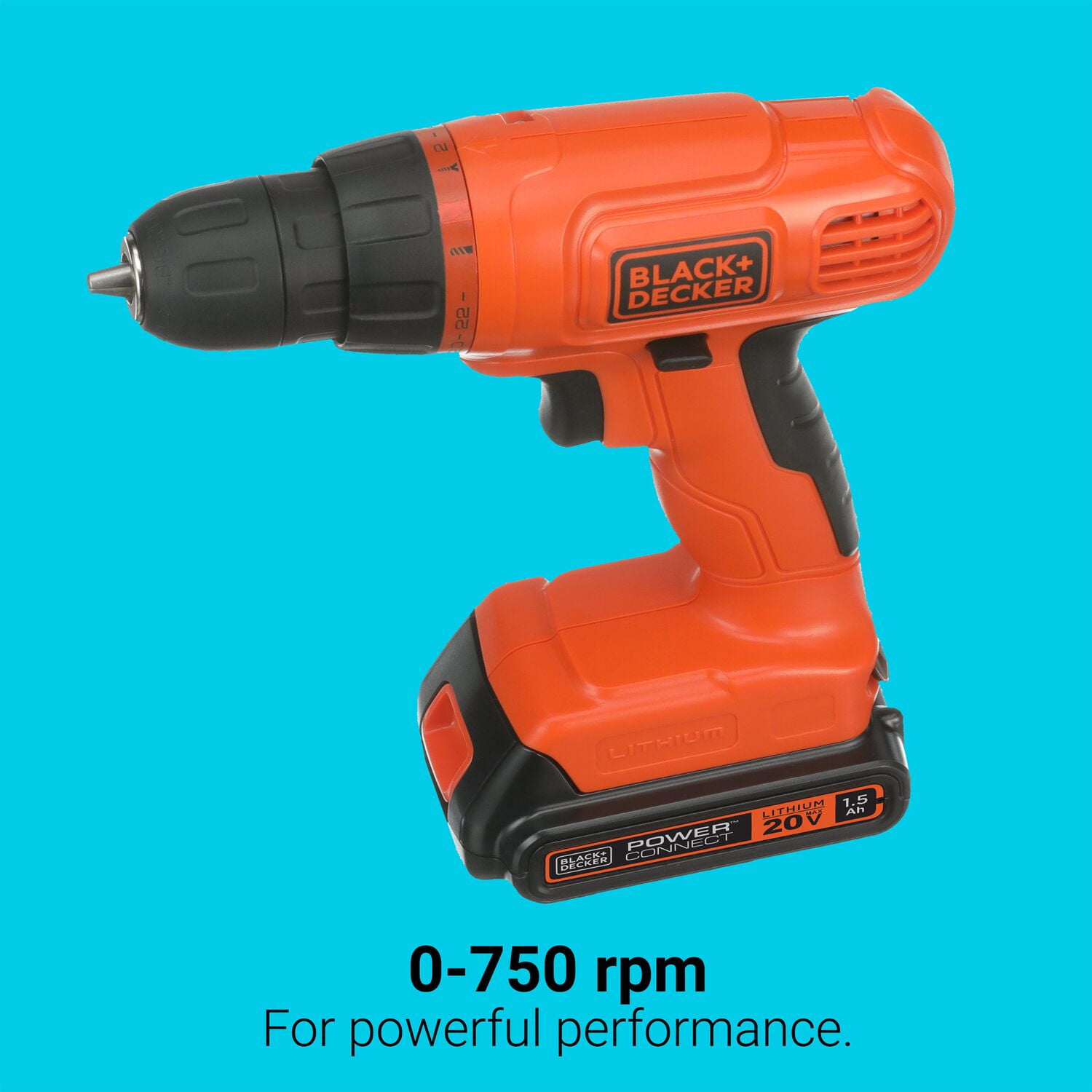 BLACK+DECKER 20V Cordless Drill and Driver Kit, Ergonomic Power Tool Set with 100 Accessories (Black, 1.5 Ah) ax3qq