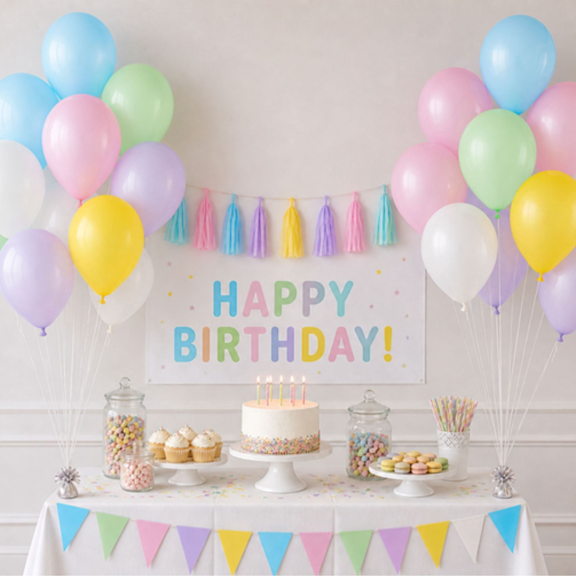 Way To Celebrate Pearl Mix Latex Balloons for Party Decorations (Multi-Color, 72 Pack, 12 in) d0yrq