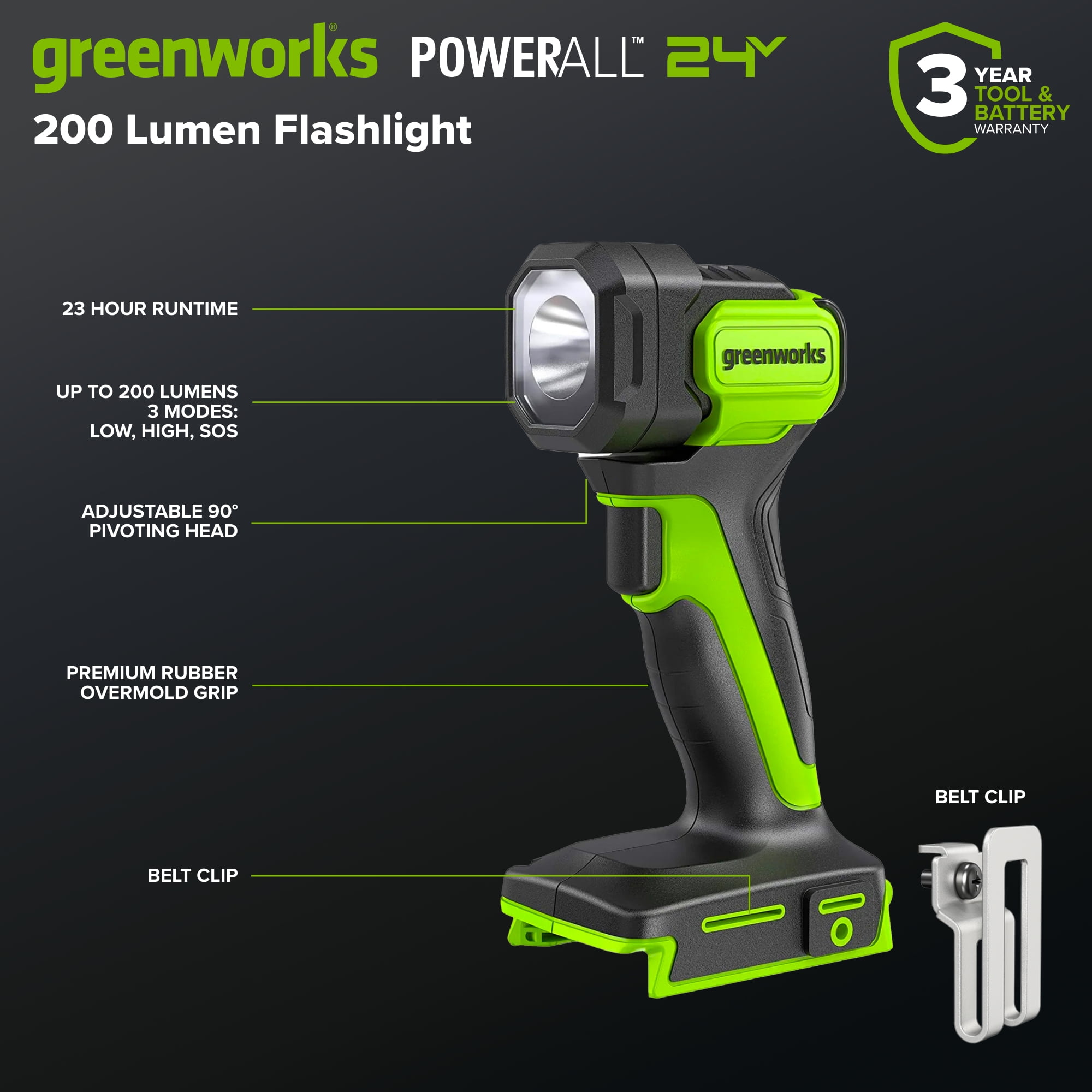 Greenworks 24V Cordless Brushless 4-Piece Power Tool Combo Kit with Drill, Impact Driver, Circular Saw, Flashlight, Batteries, and Charger (Green) gr6y7
