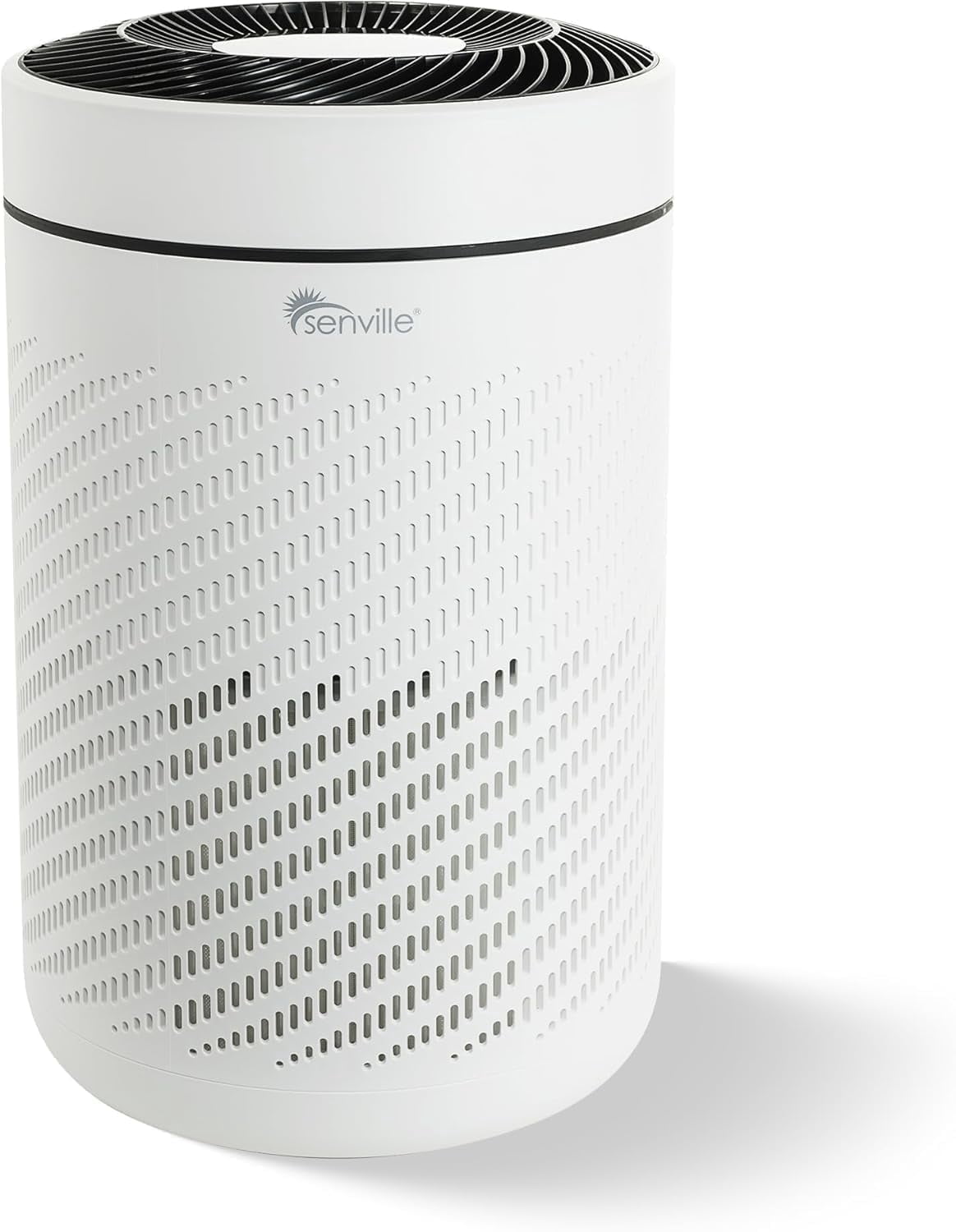 Senville Air Purifier with True HEPA Filter for Large Rooms (White, 250 sq ft Coverage) wxjul