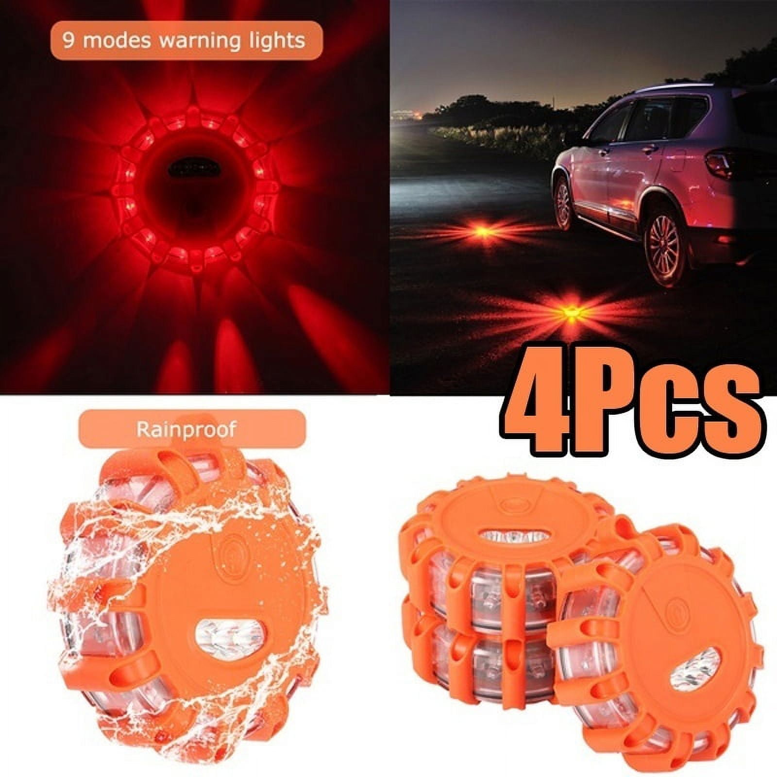 Dicasser 8-LED Roadside Emergency Flare Beacon Safety Warning Light (Gold, 1-Pack) kexeb - Image 2