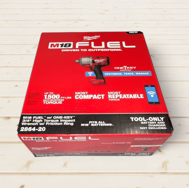 Milwaukee M18 FUEL 3/4 in High Torque Impact Wrench with ONE-KEY (Bare Tool, 8.59 in) zo4wz