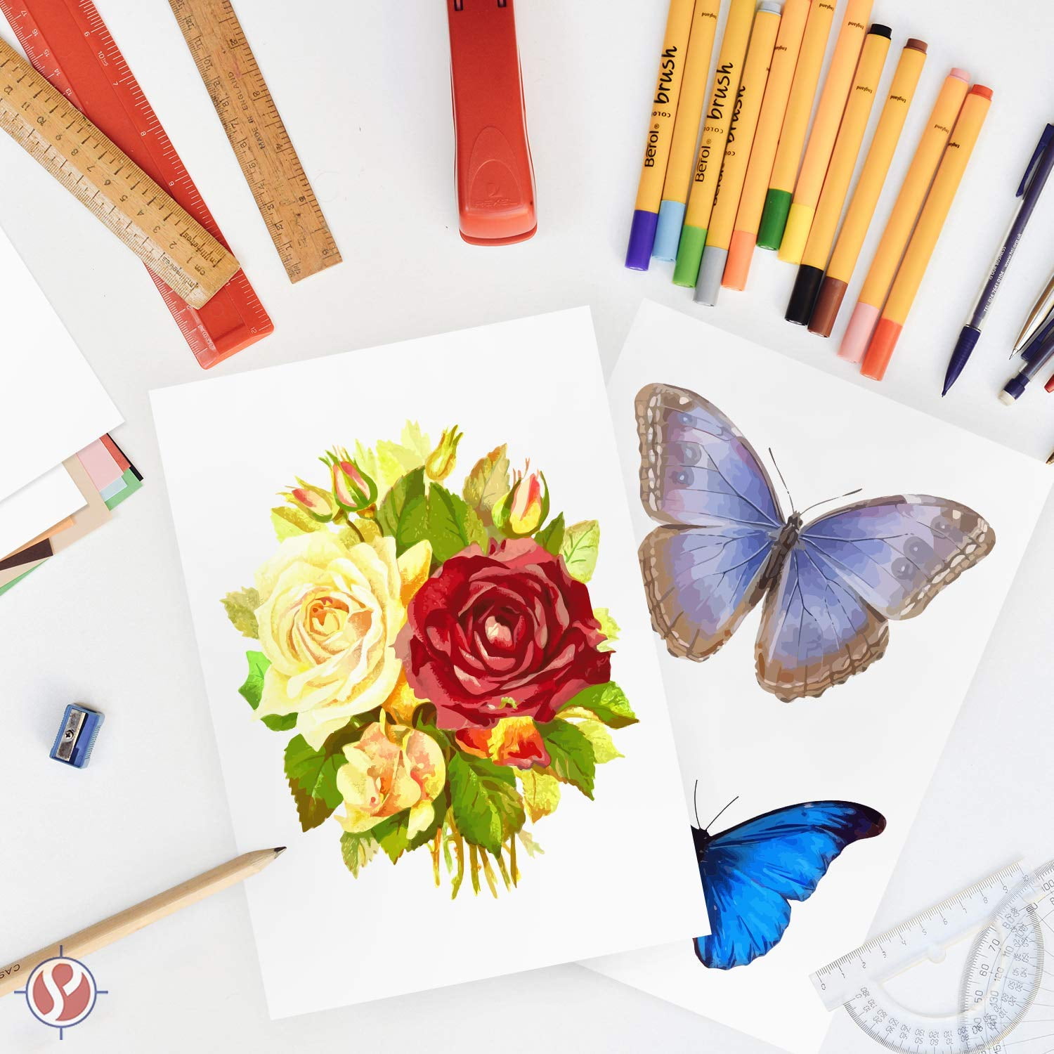 Superfine Printing A5 Premium Cardstock (White, 100 Sheets, 65 lb) vefxy