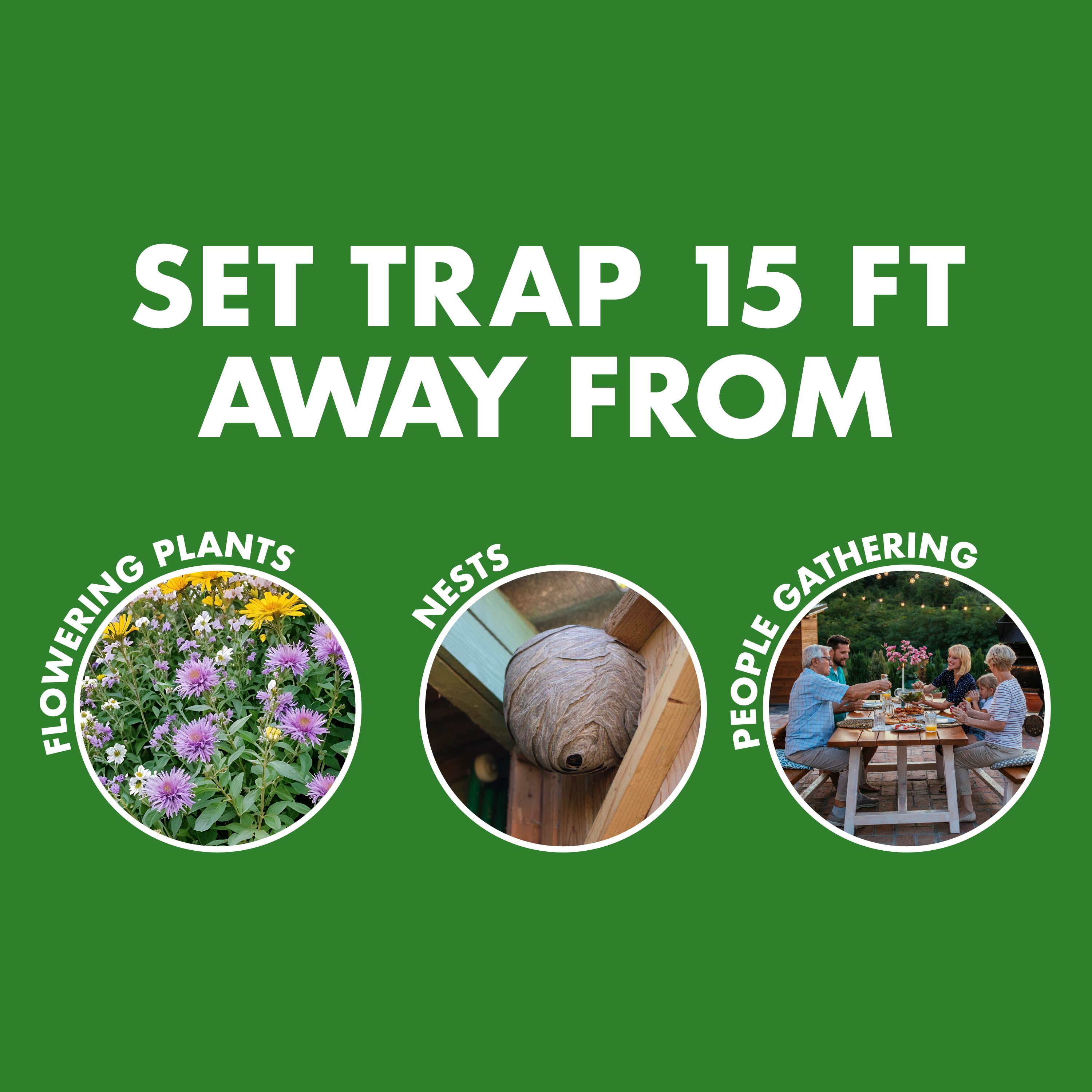 Spectracide Wasp, Hornet and Yellowjacket Trap, Quick-Drown Formula (1 Count) 5c723