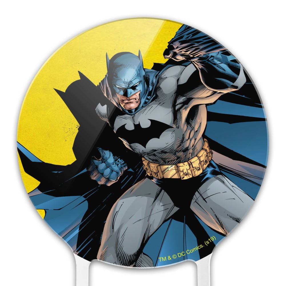 Graphics and More Batman Character Cake Topper for Birthday Wedding Graduation (Black, 7.25 in) zvrgq