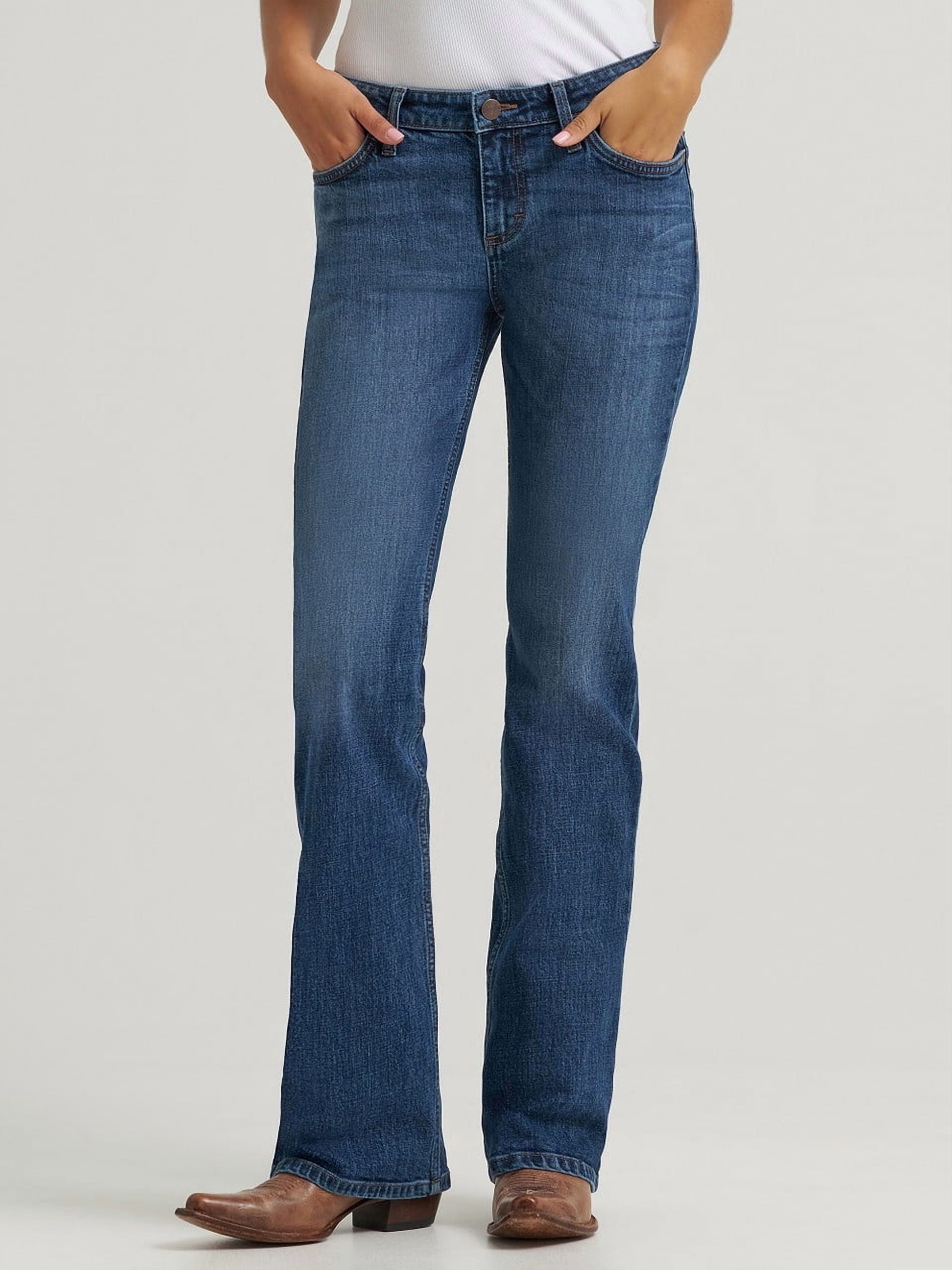 Wrangler Retro Mae Midrise Bootcut Jeans for Women (Katelyn, Mid Rise) k1t83