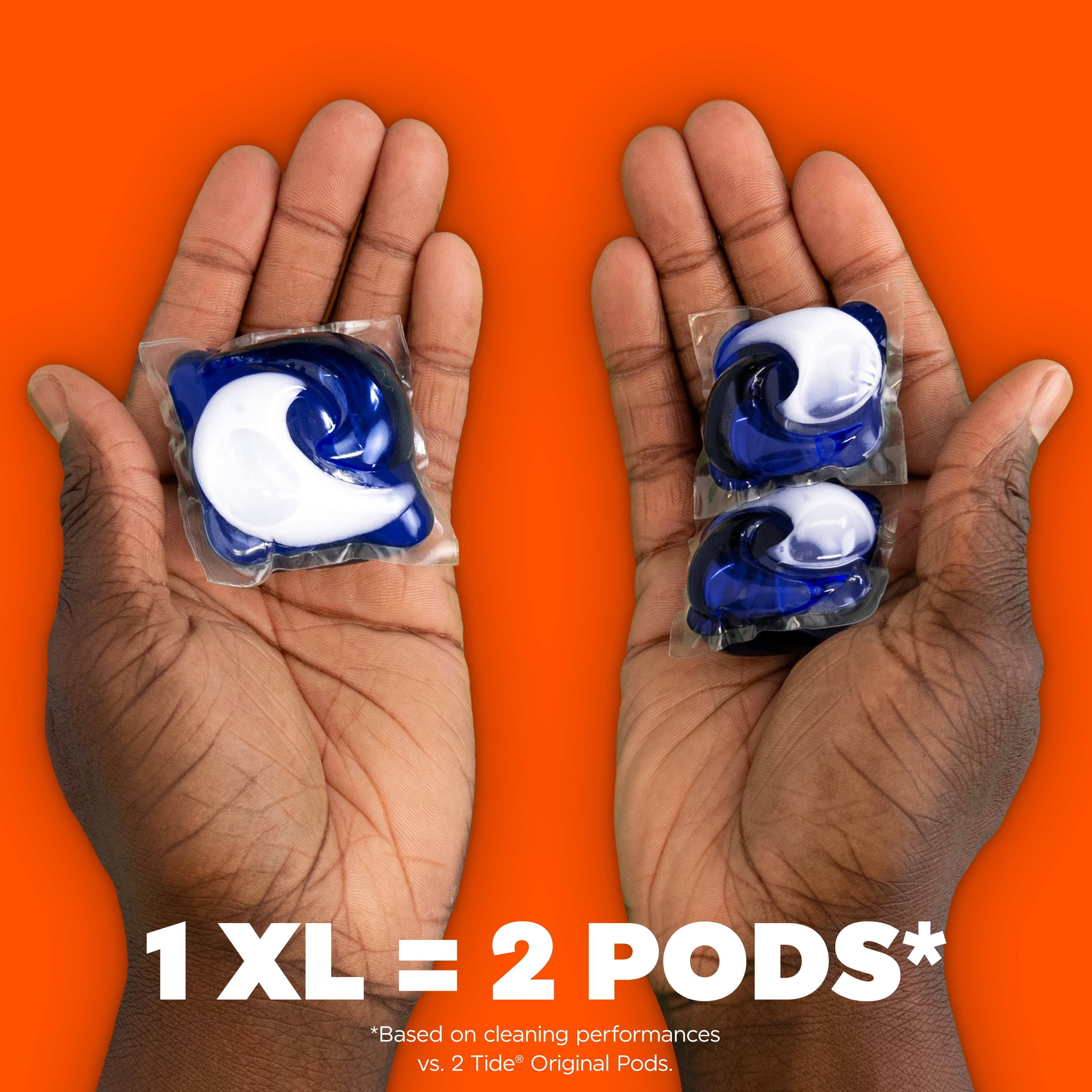 Tide Power PODS Laundry Detergent Pacs with Odor Defense + Oxi, Original Scent (45 Count) dhrrn