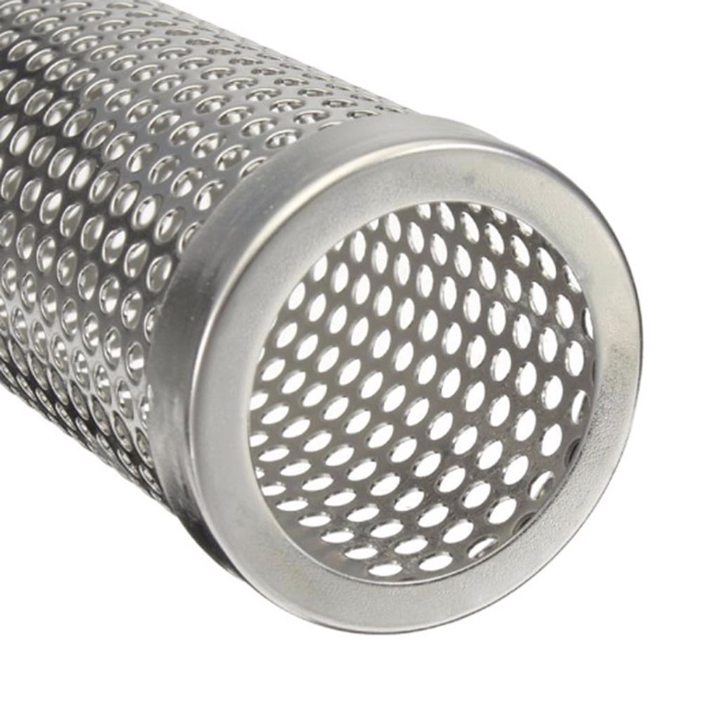 Milue Stainless Steel BBQ Smoker Generator for Hot and Cold Smoking (Silver, 12 in) asgty