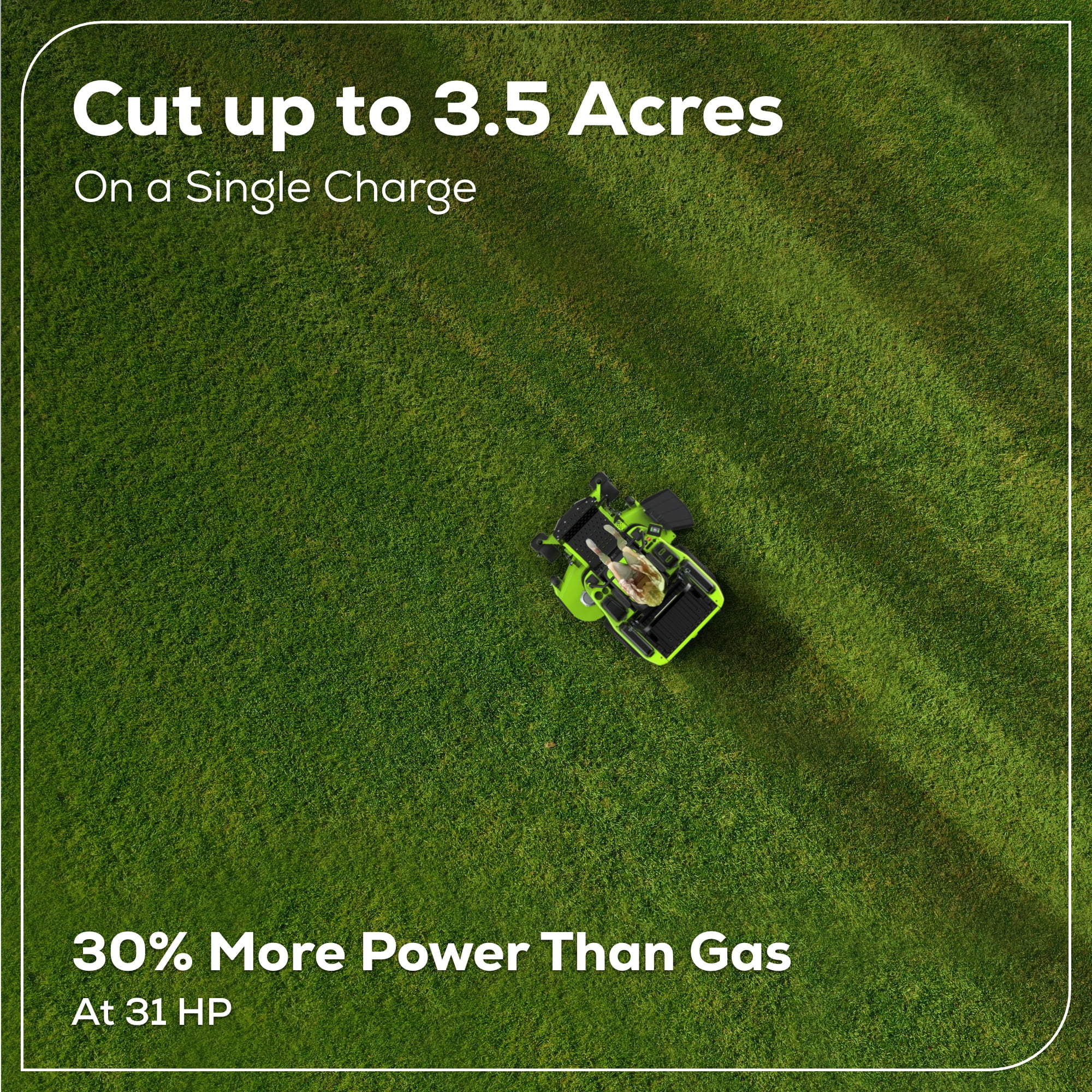 Greenworks 60V 54 in Maximus Zero Turn Riding Mower with 6 Batteries and 1.5kW Charger (54 in Deck) x2qi1